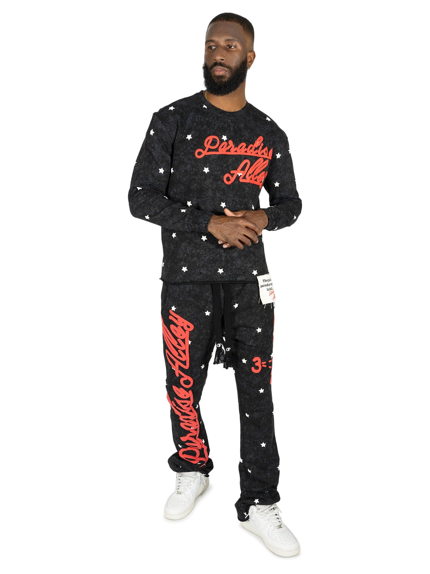 TEEK - F304 Paradise Alley Jogger Set - Black SET TEEK MJ