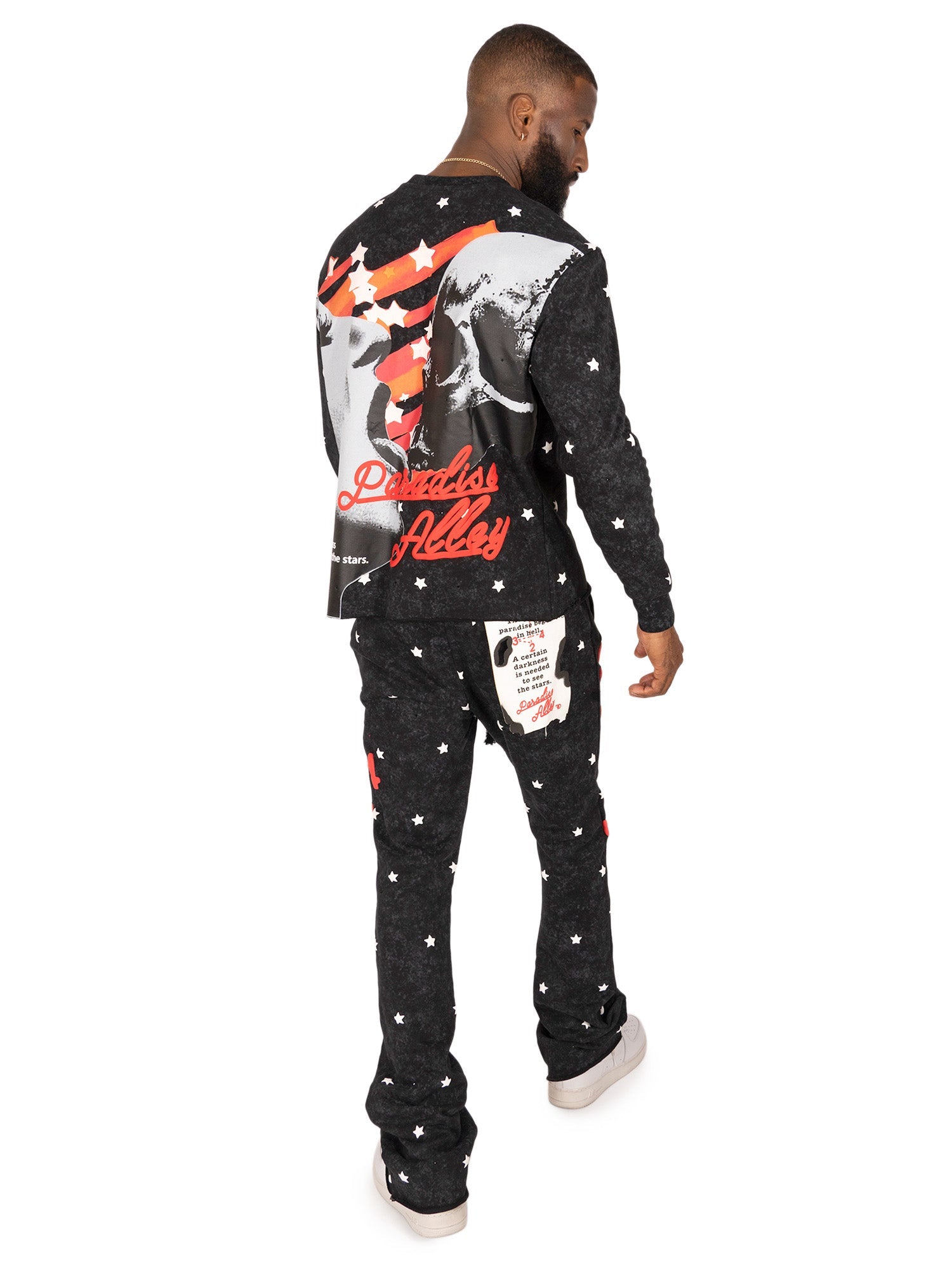 TEEK - F304 Paradise Alley Jogger Set - Black SET TEEK MJ