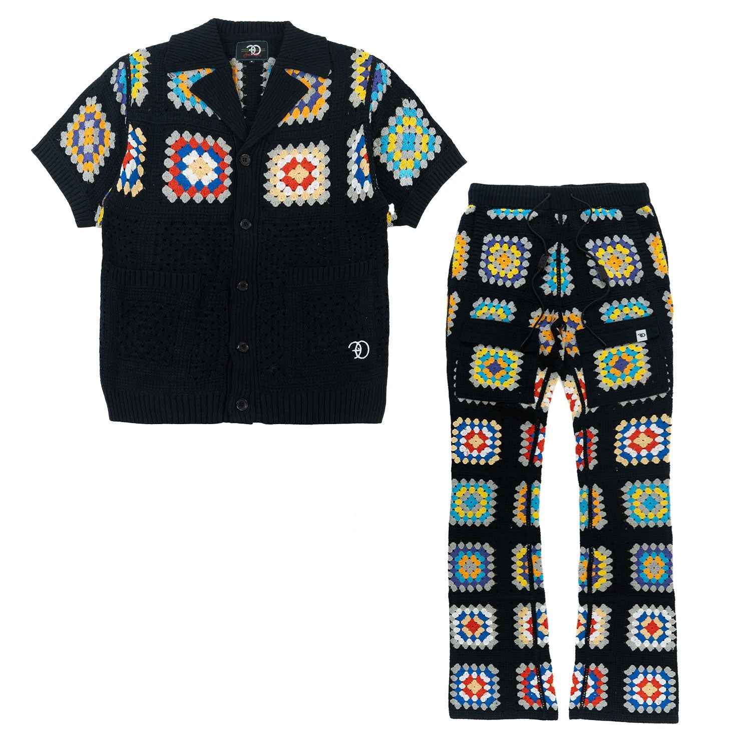 F342 Nuevo Riche Shirt - Black/Red Outfit Sets Makobi Jeans USA