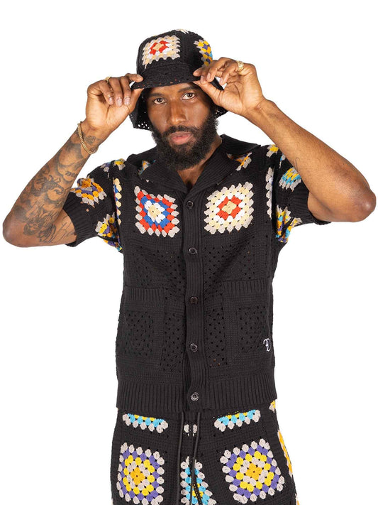 F342 Nuevo Riche Shirt - Black/Red Outfit Sets Makobi Jeans USA