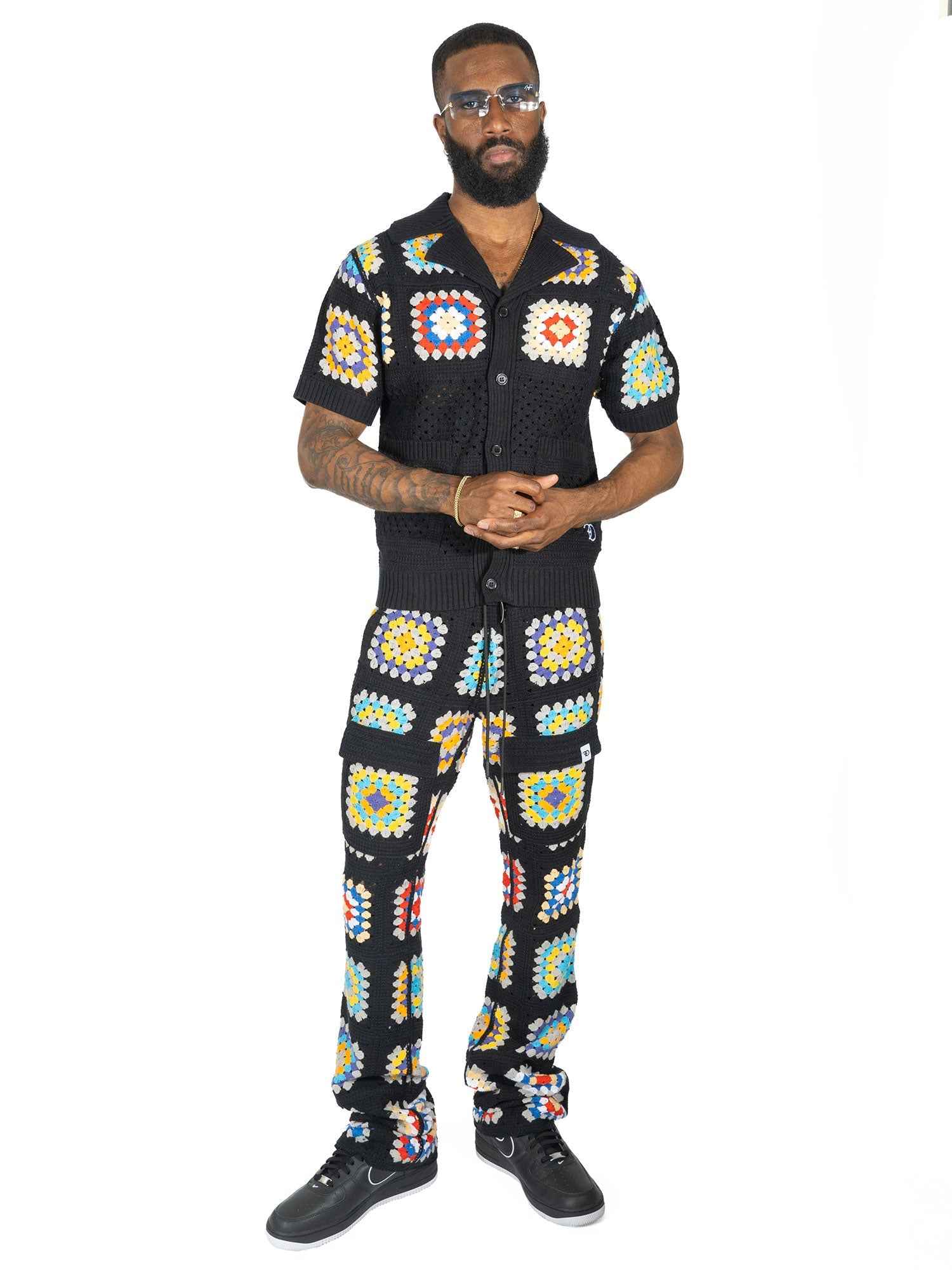 F342 Nuevo Riche Shirt - Black/Red Outfit Sets Makobi Jeans USA