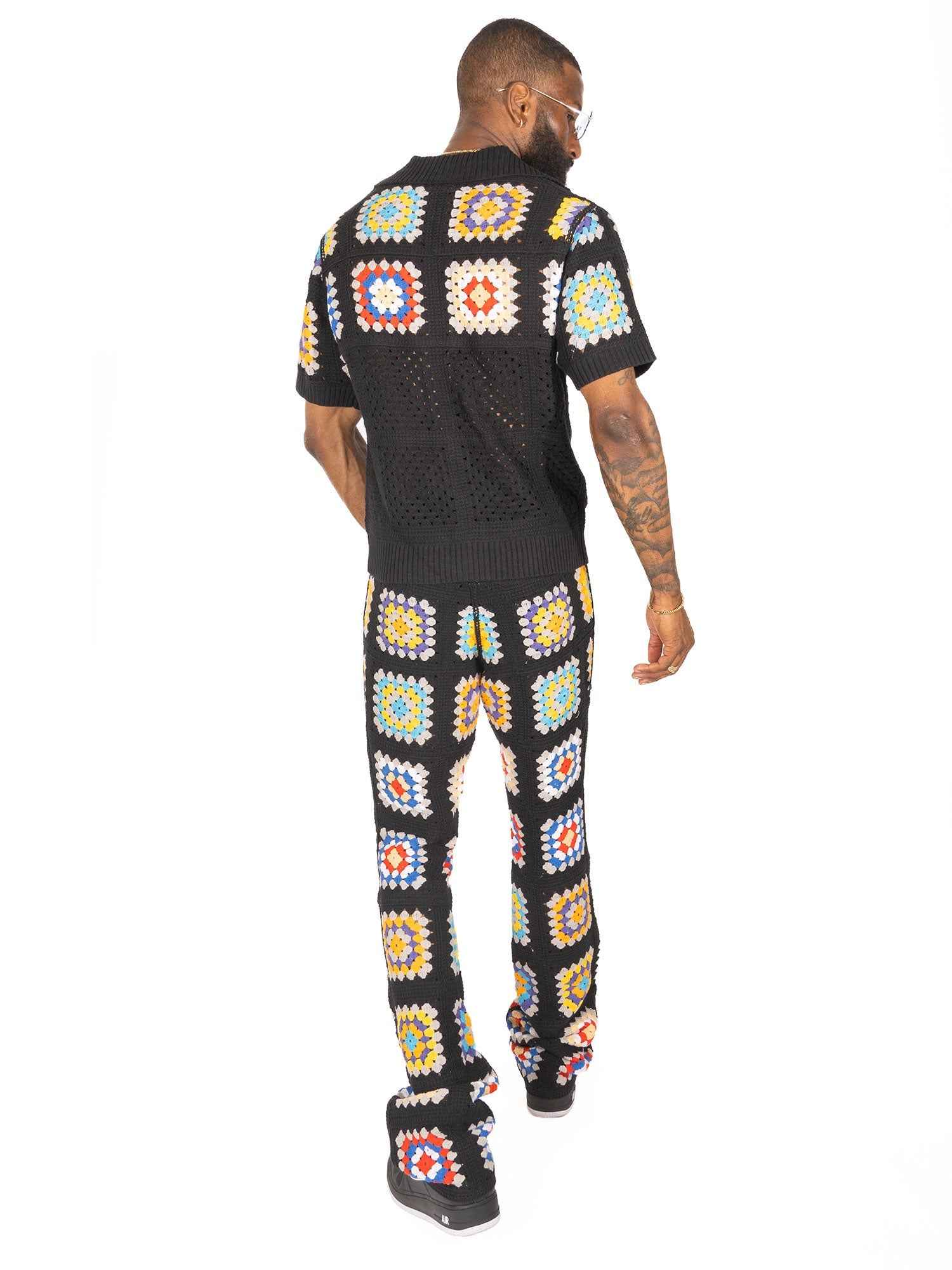 F342 Nuevo Riche Shirt - Black/Red Outfit Sets Makobi Jeans USA