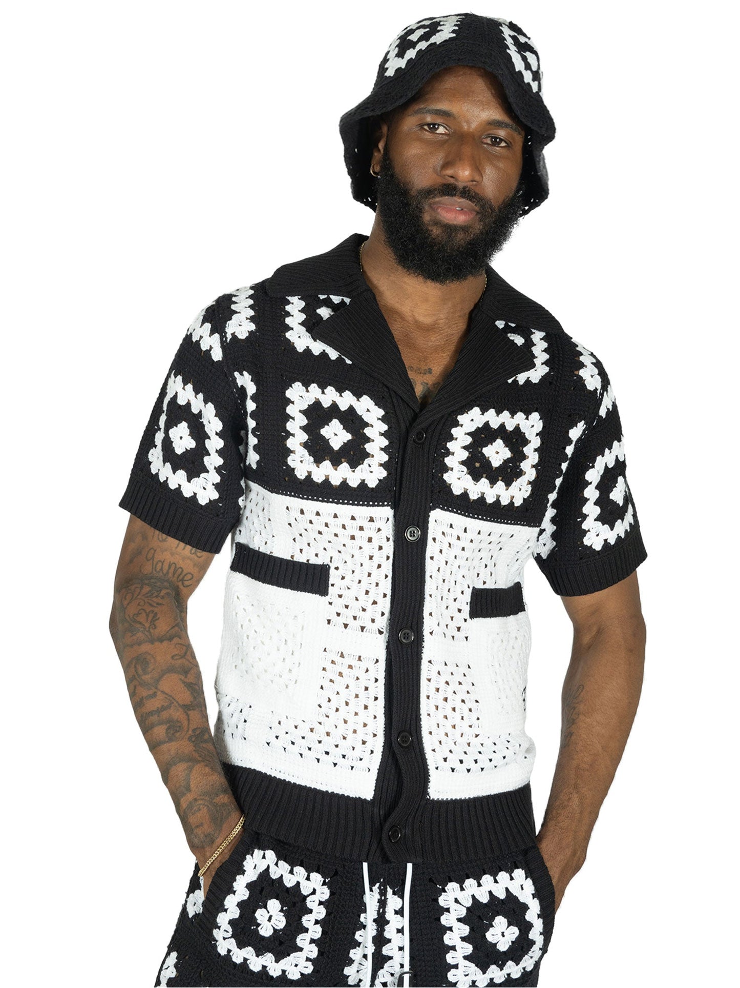 TEEK - F342 Nuevo Riche Shirt - Black TOPS TEEK MJ