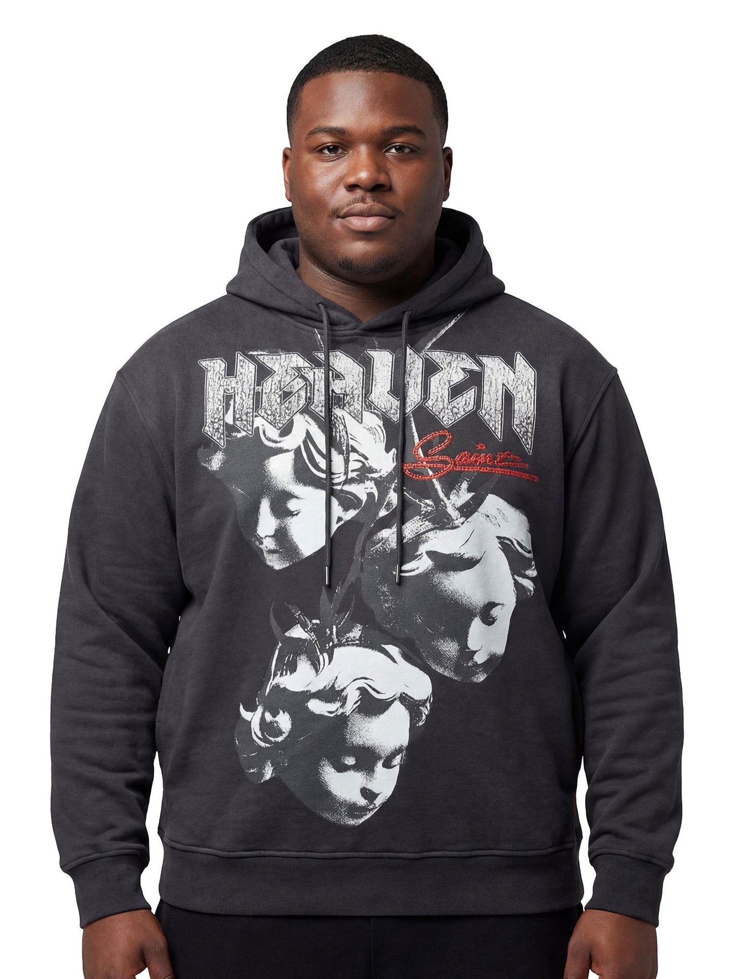 TEEK - Fleece Hoodie | F4171 Heaven Pull Over - Black TOPS TEEK MJ