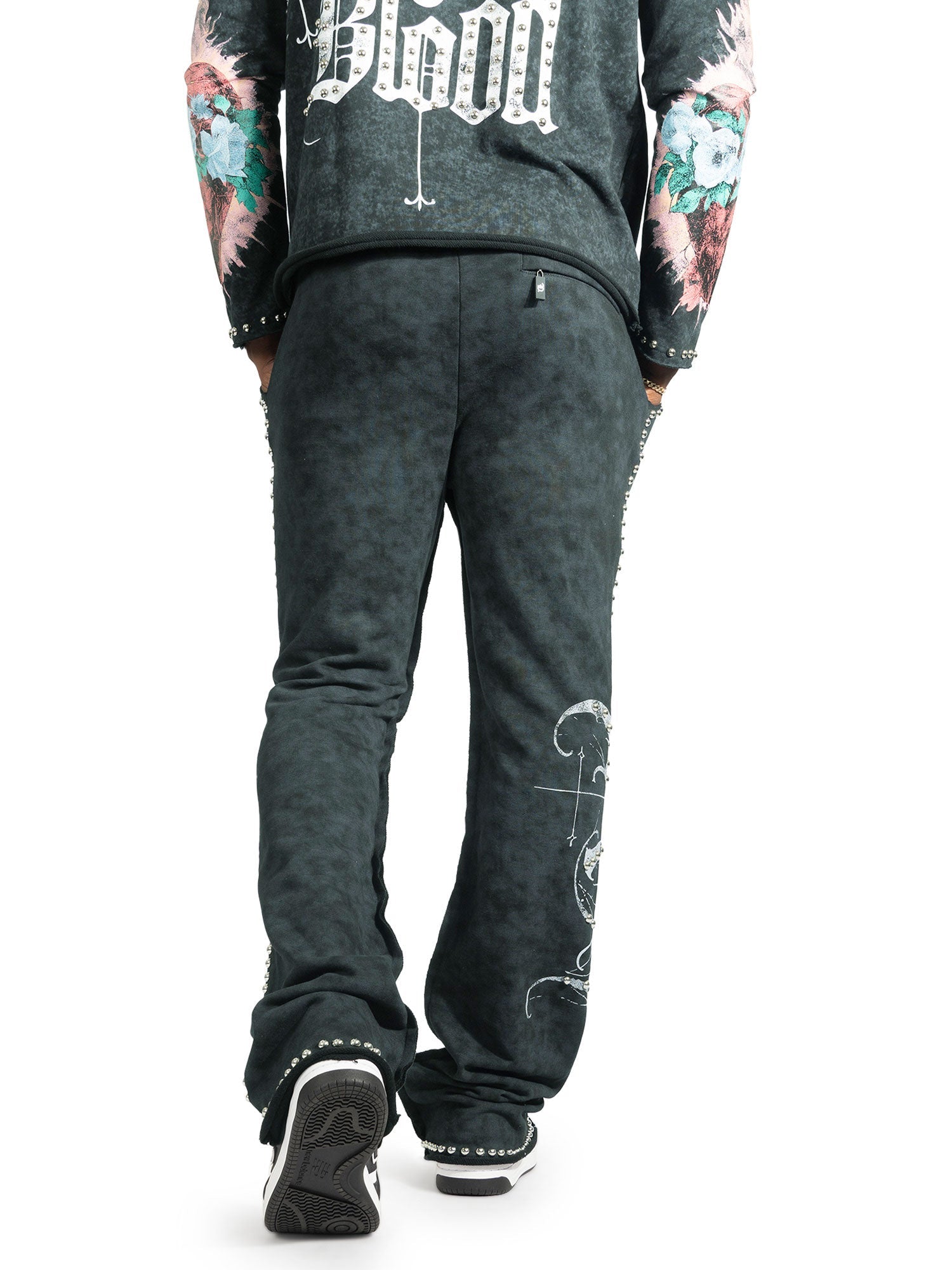 TEEK - Set | F4226 Amor Jogging Set - Black SET TEEK MJ