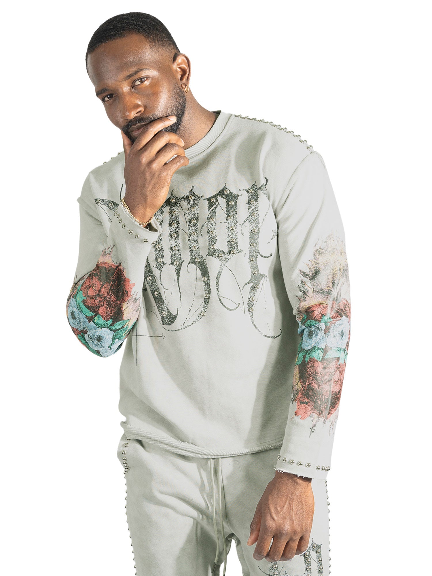 TEEK - Set | F4226 Amor Jogging Set - Gray SET TEEK MJ