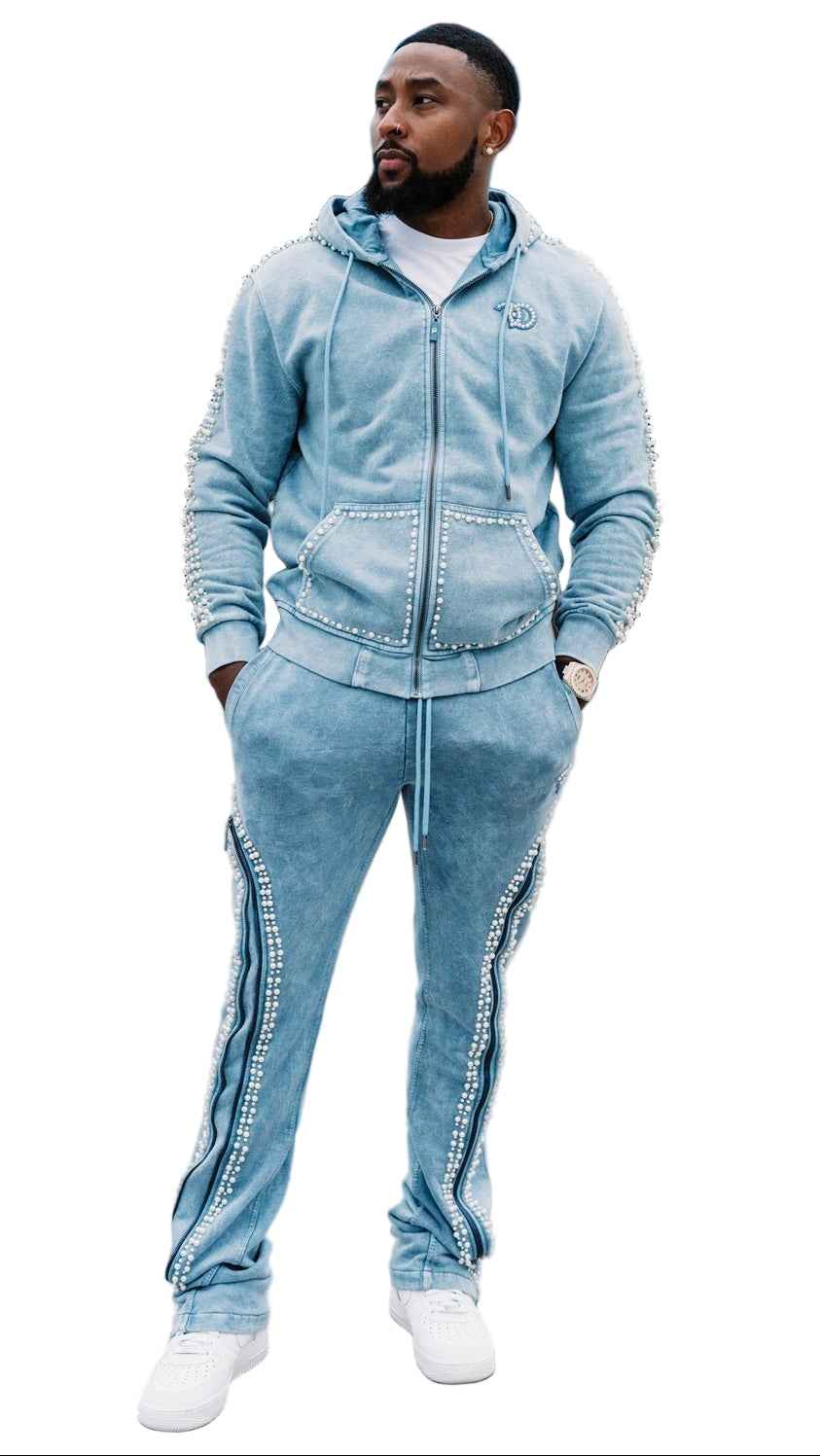 TEEK - Set | F5245 Blind Faith Hoodie Set - Blue SET TEEK MJ