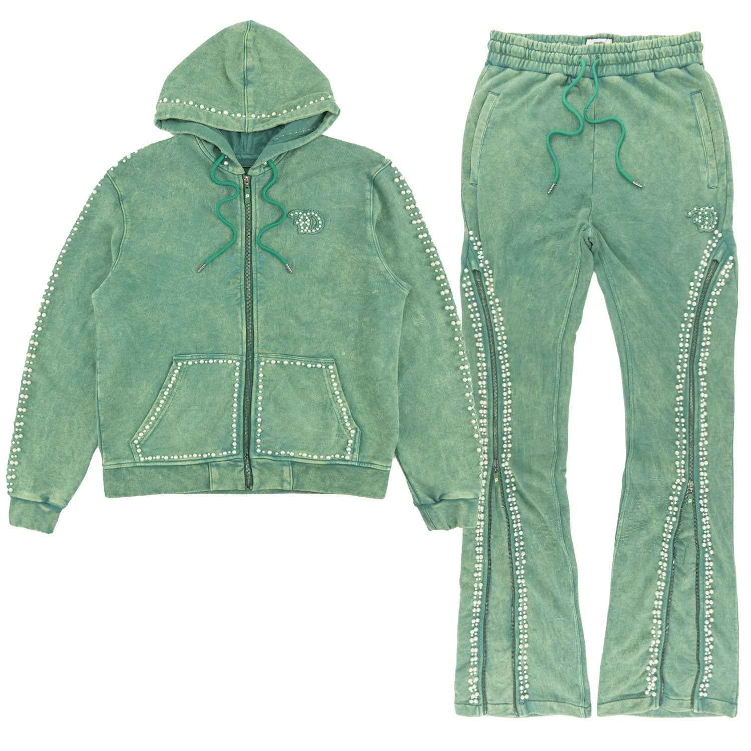 TEEK - Set | F5245 Blind Faith Hoodie Set - Green SET TEEK MJ S GREEN
