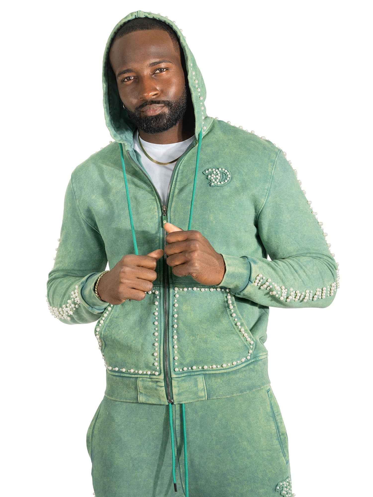 TEEK - Set | F5245 Blind Faith Hoodie Set - Green SET TEEK MJ