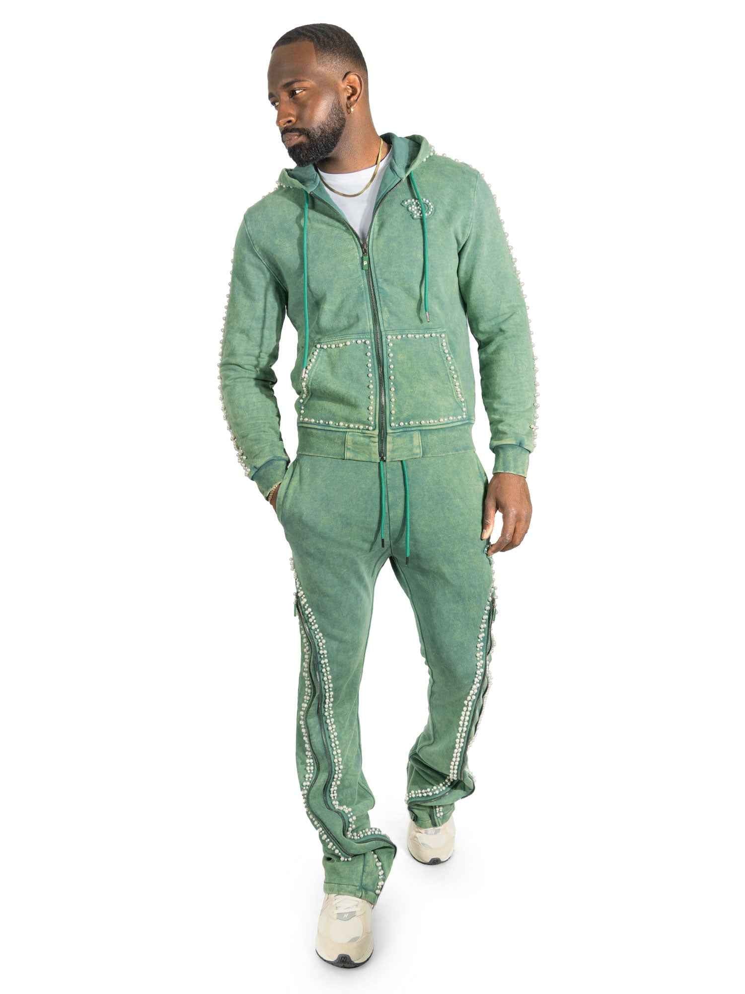 TEEK - Set | F5245 Blind Faith Hoodie Set - Green SET TEEK MJ