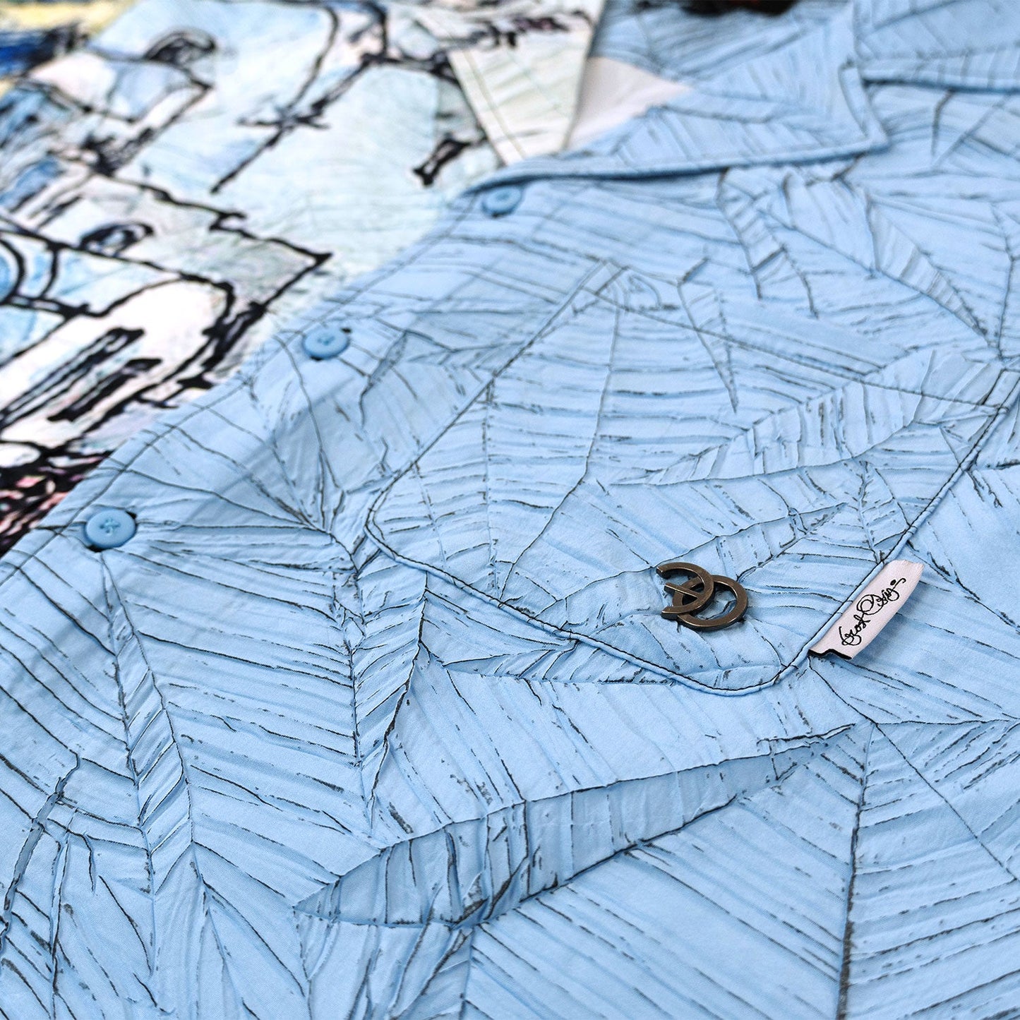 TEEK - F564 Monico Shirt - Blue TOPS TEEK MJ