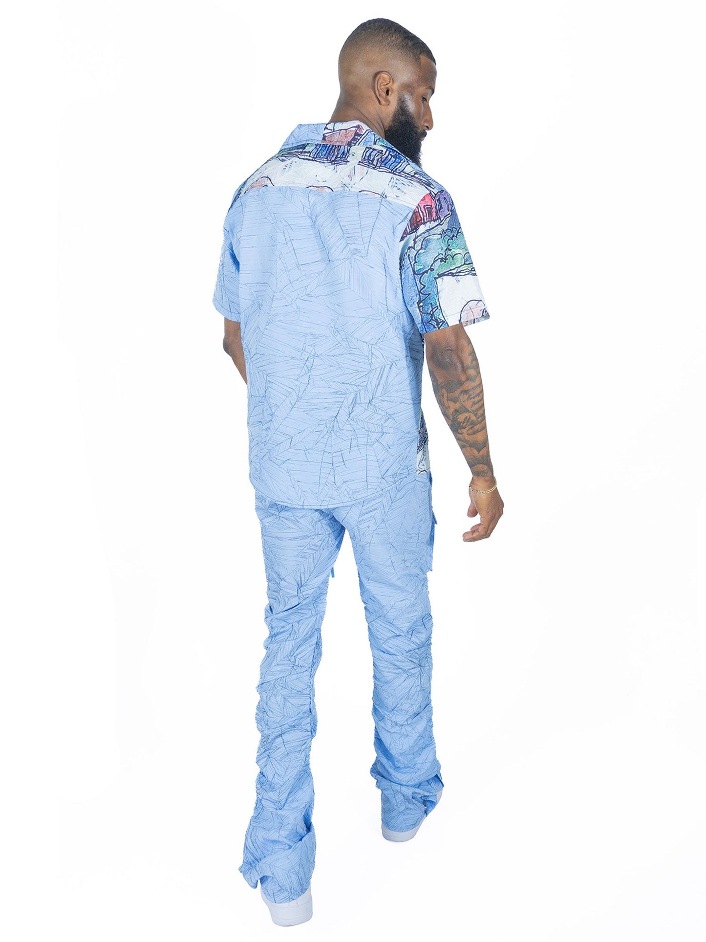 TEEK - F564 Monico Shirt - Blue TOPS TEEK MJ