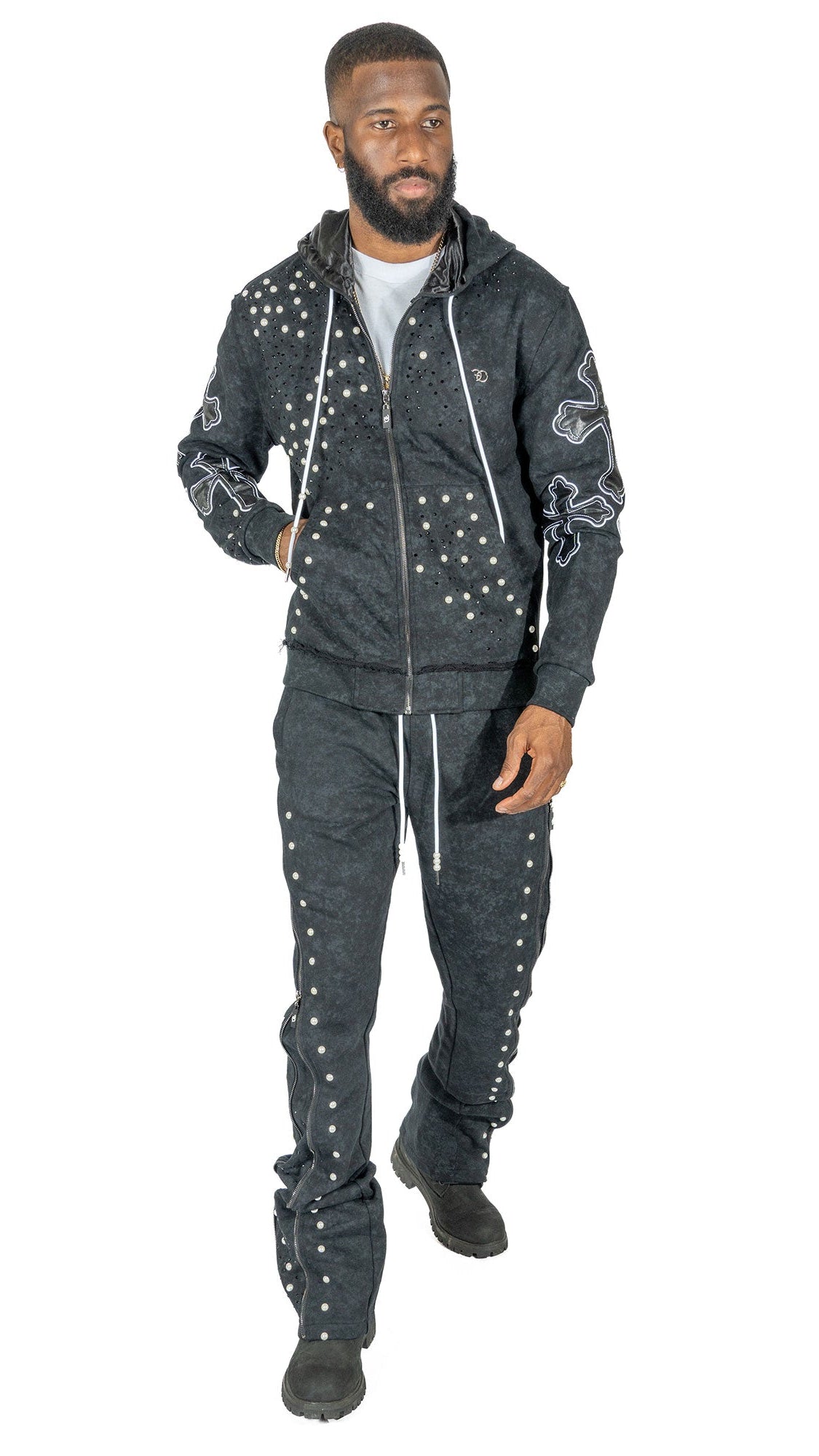 TEEK - F5710 Loyalty Zip-up Set - Black SET TEEK MJ