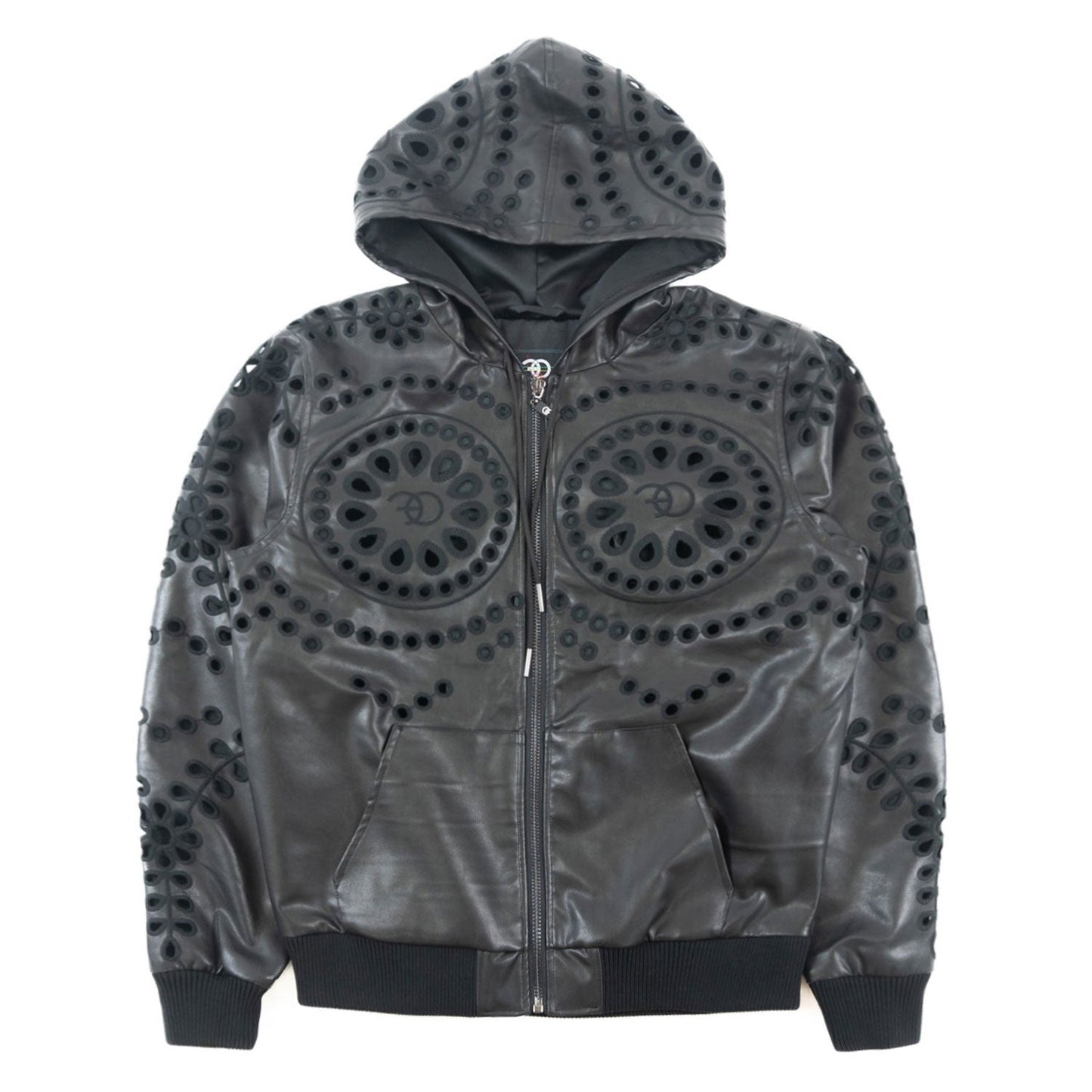 TEEK - F5760 Cashay Vegan Leather Vegan Set - Black JACKET TEEK MJ S BLACK