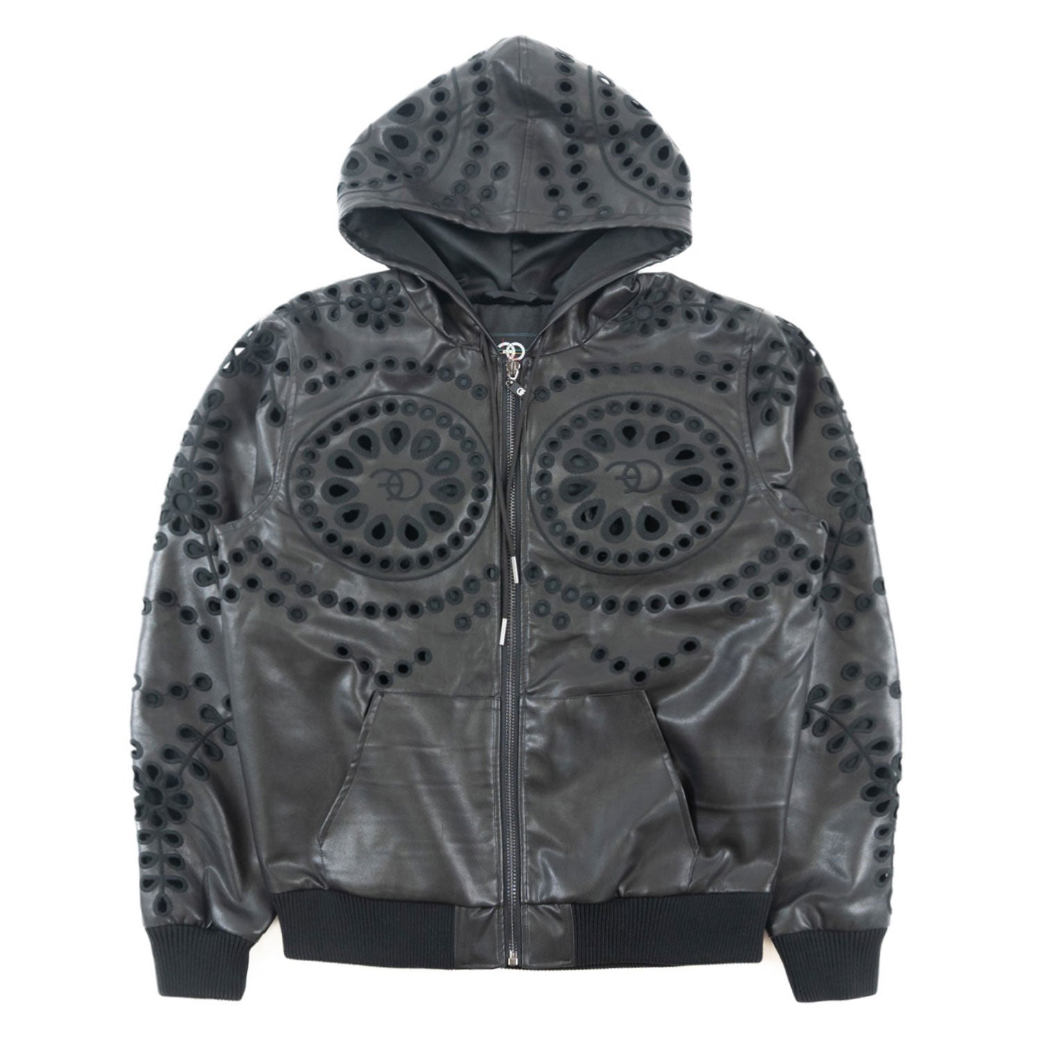 TEEK - F5760 Cashay Vegan Leather Vegan Set - Black JACKET TEEK MJ S BLACK