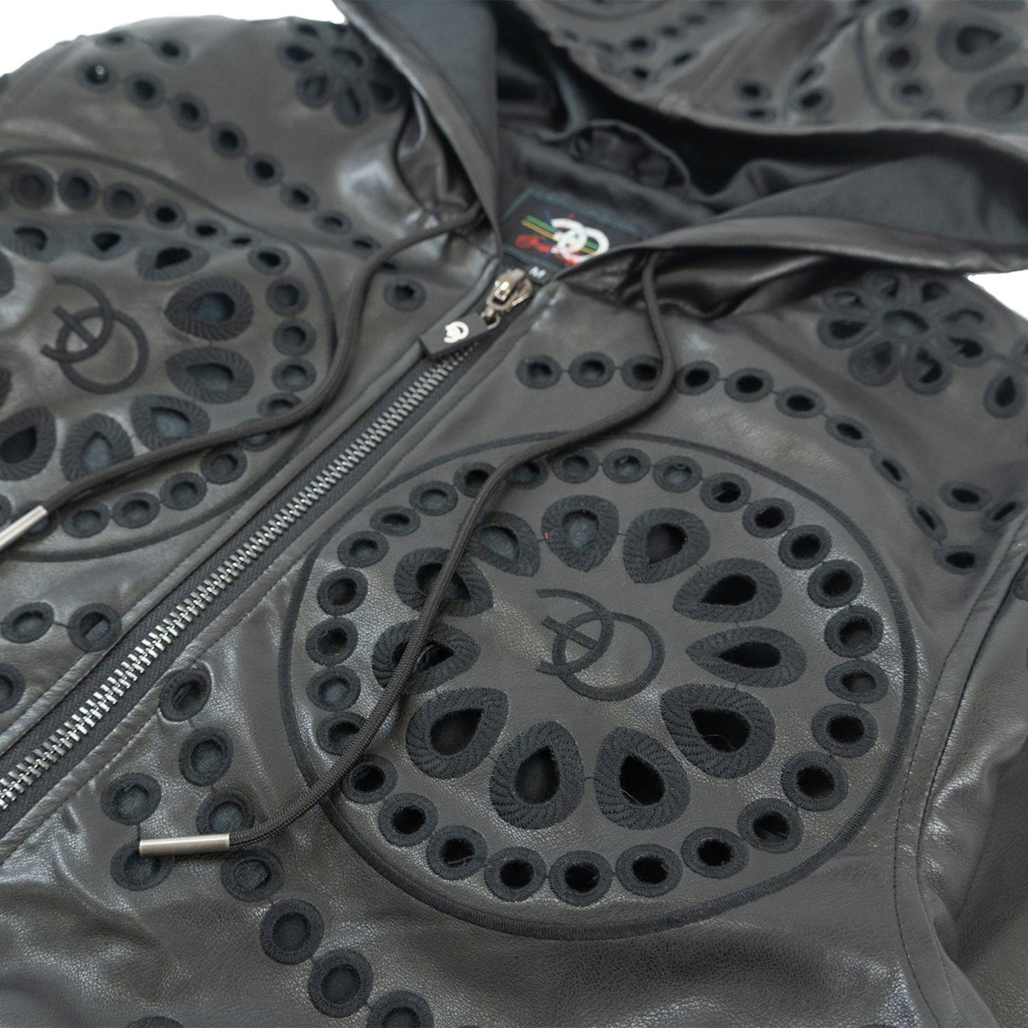 TEEK - F5760 Cashay Vegan Leather Vegan Set - Black JACKET TEEK MJ