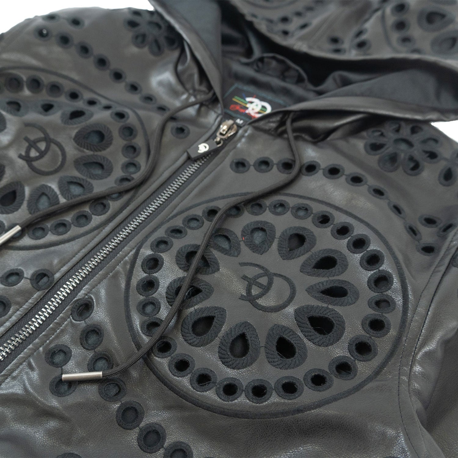 TEEK - F5760 Cashay Vegan Leather Vegan Set - Black JACKET TEEK MJ