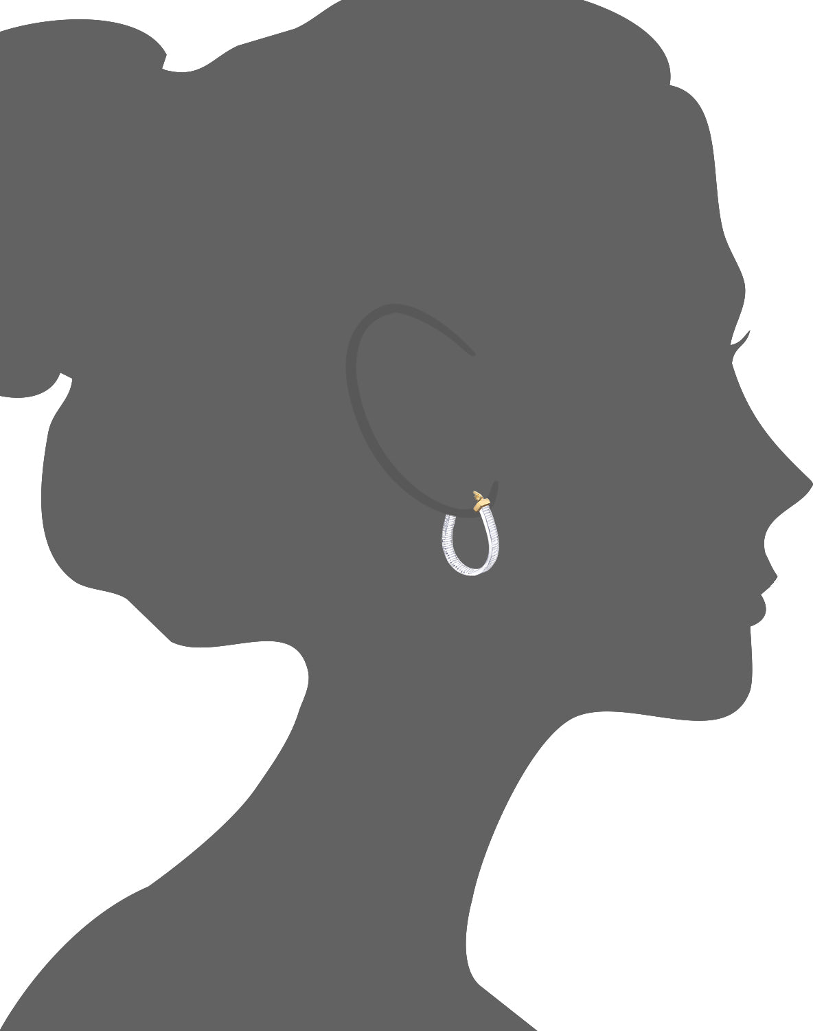 TEEK - Mini Horseshoe Lucite Hoop Earrings JEWELRY TEEK GNH