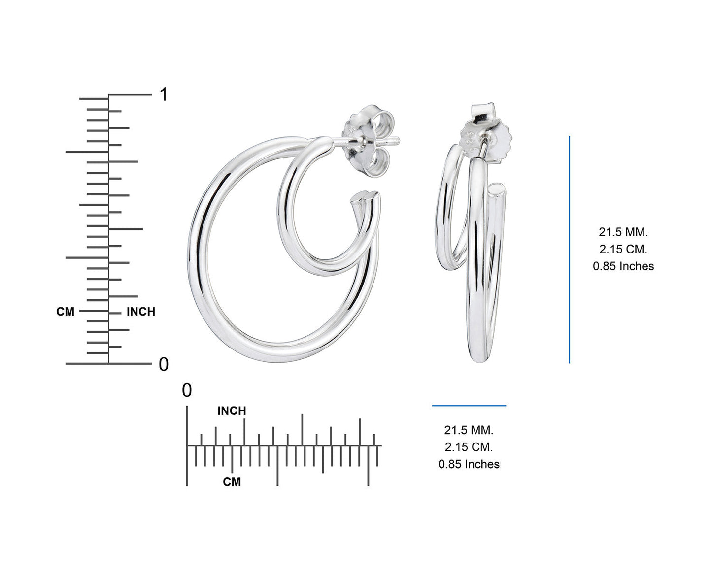 TEEK - Double Hoop Earrings JEWELRY TEEK GNH