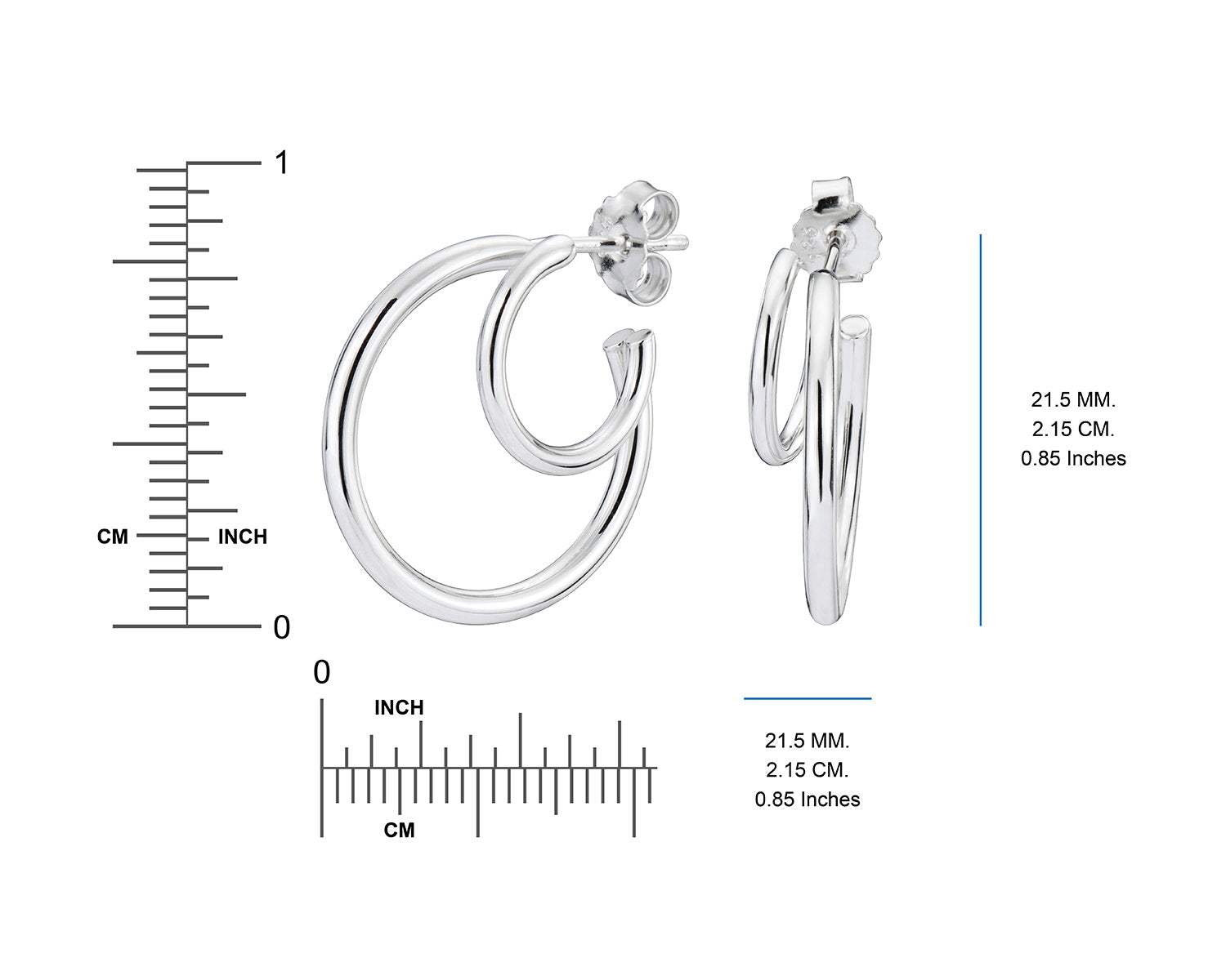 TEEK - Double Hoop Earrings JEWELRY TEEK GNH