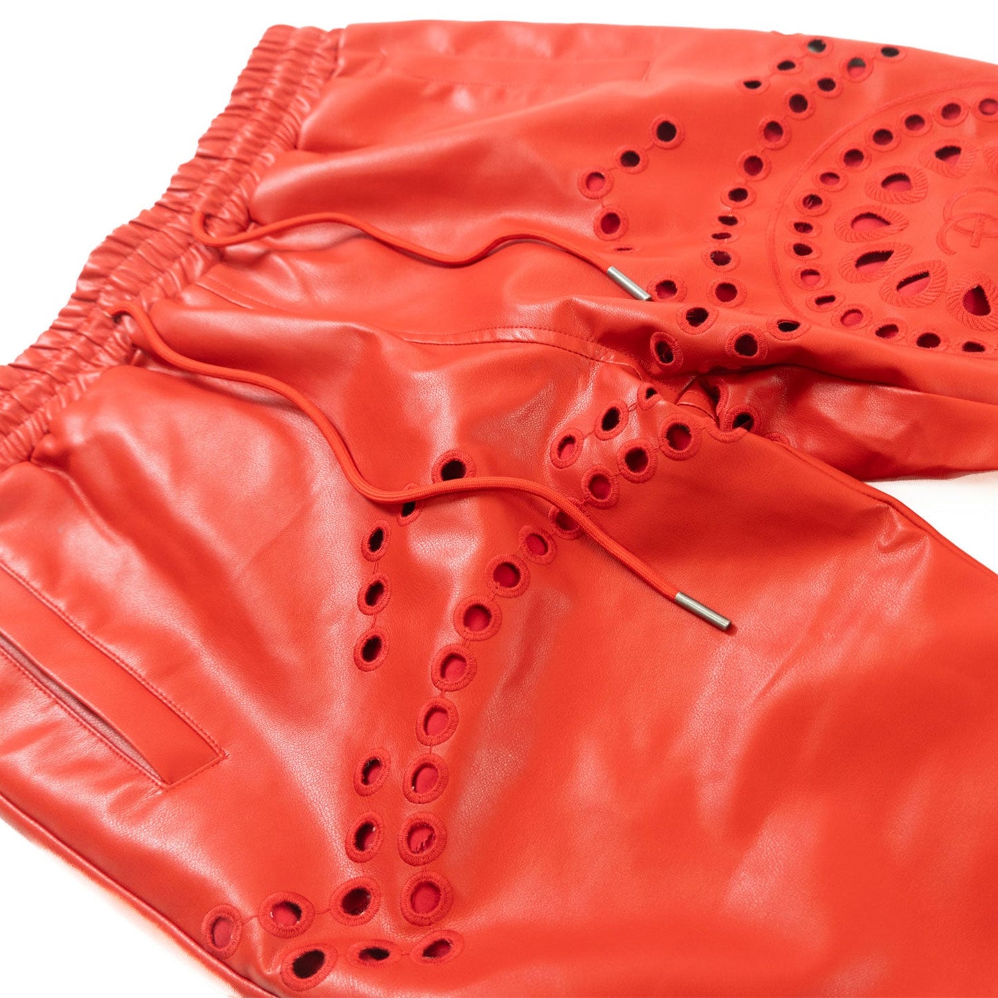 TEEK - F5760 Cashay Vegan Leather Vegan Set - Red SET TEEK MJ
