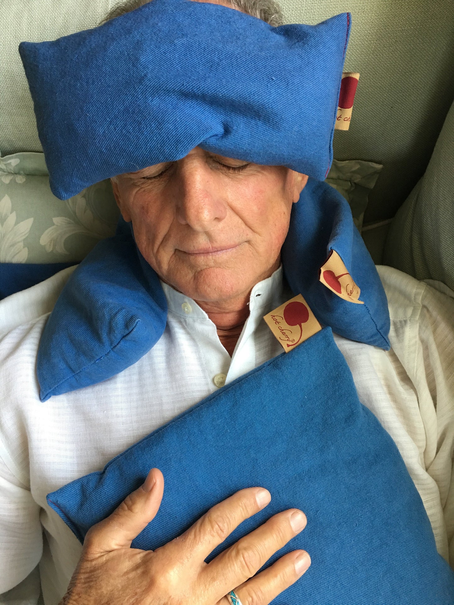 TEEK - Feel Better Pack Blue Denim: Square - Eye Pillow & Neck Wrap PILLOW TEEK HCP