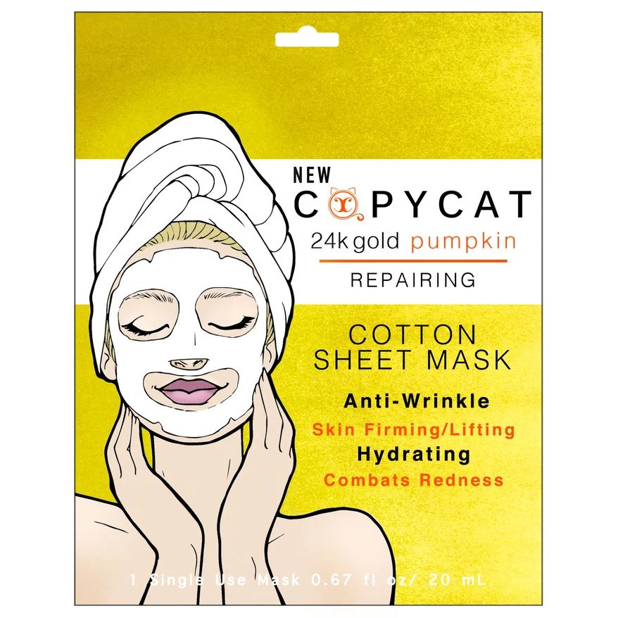 TEEK - 24K GOLD / PUMPKIN SINGLE MASK FM4 FACIAL SUPPLIES TEEK CB