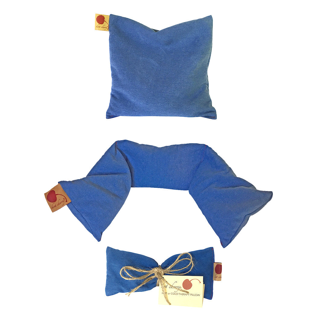 TEEK - Feel Better Pack Blue Denim: Square - Eye Pillow & Neck Wrap PILLOW TEEK HCP