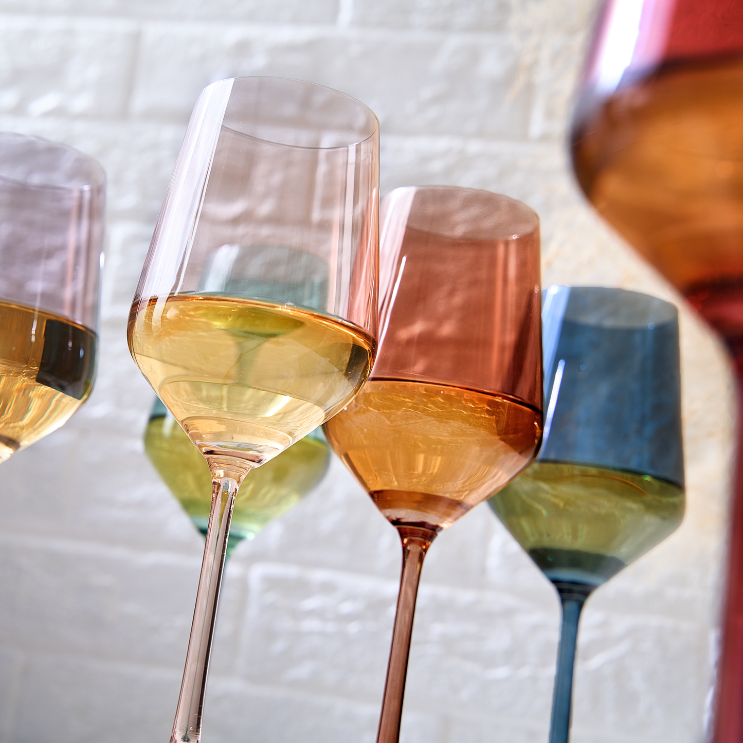 TEEK - Tonal Stemmed Wine Glassware Set HOME DECOR TEEK KS