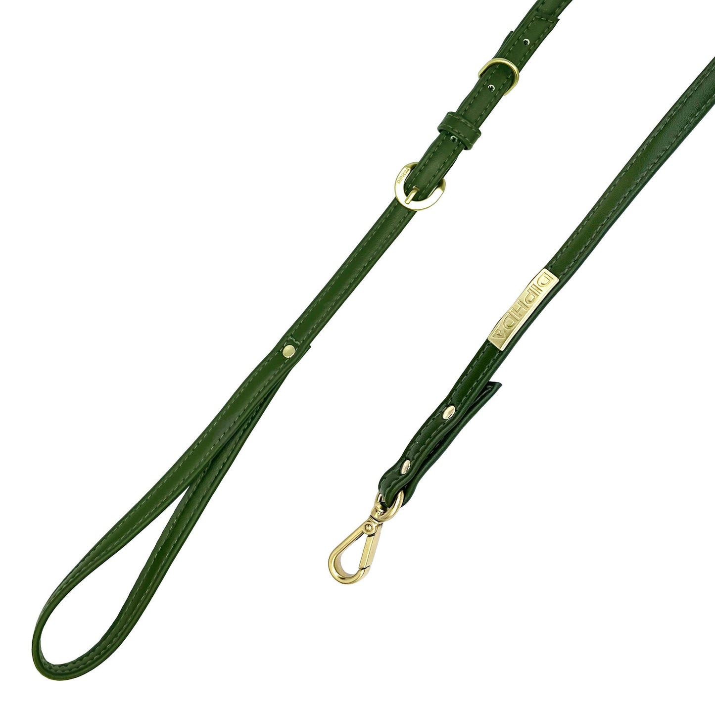 TEEK - Olive Cactus Leash PET SUPPLIES TEEK DIP SMALL Gold Color