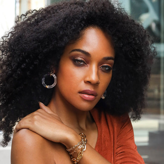 TEEK - Gala Bamboo Lucite Earrings JEWELRY TEEK GNH