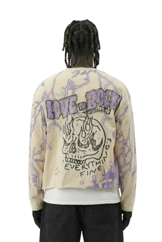 TEEK - STULLER S/N Jersey Long Sleeve Crop Top Tee TOPS TEEK LTK