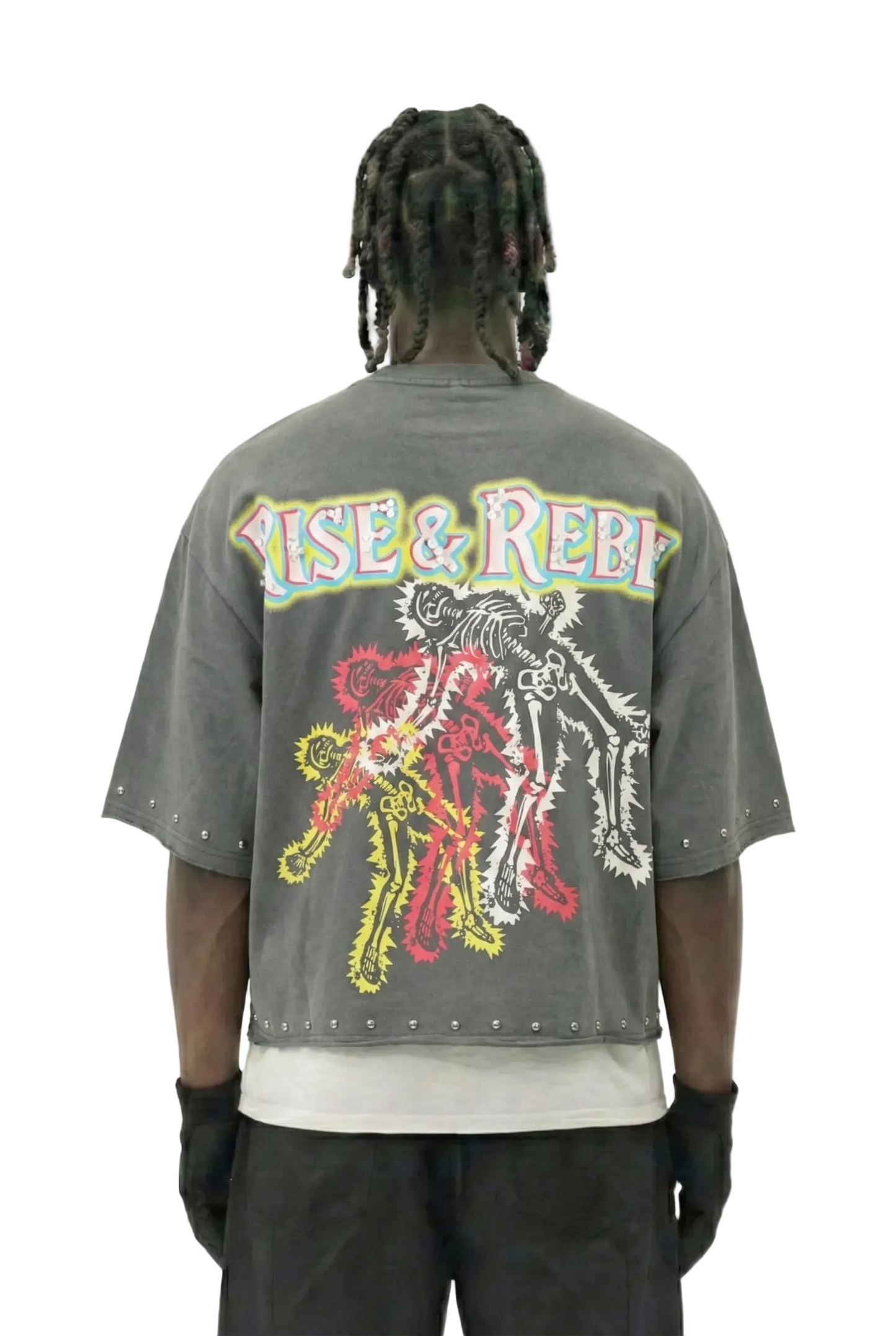 TWITCH S/N Jersey 3/4 Sleeve Crop Top Tee Men's Tee Love to Kleep