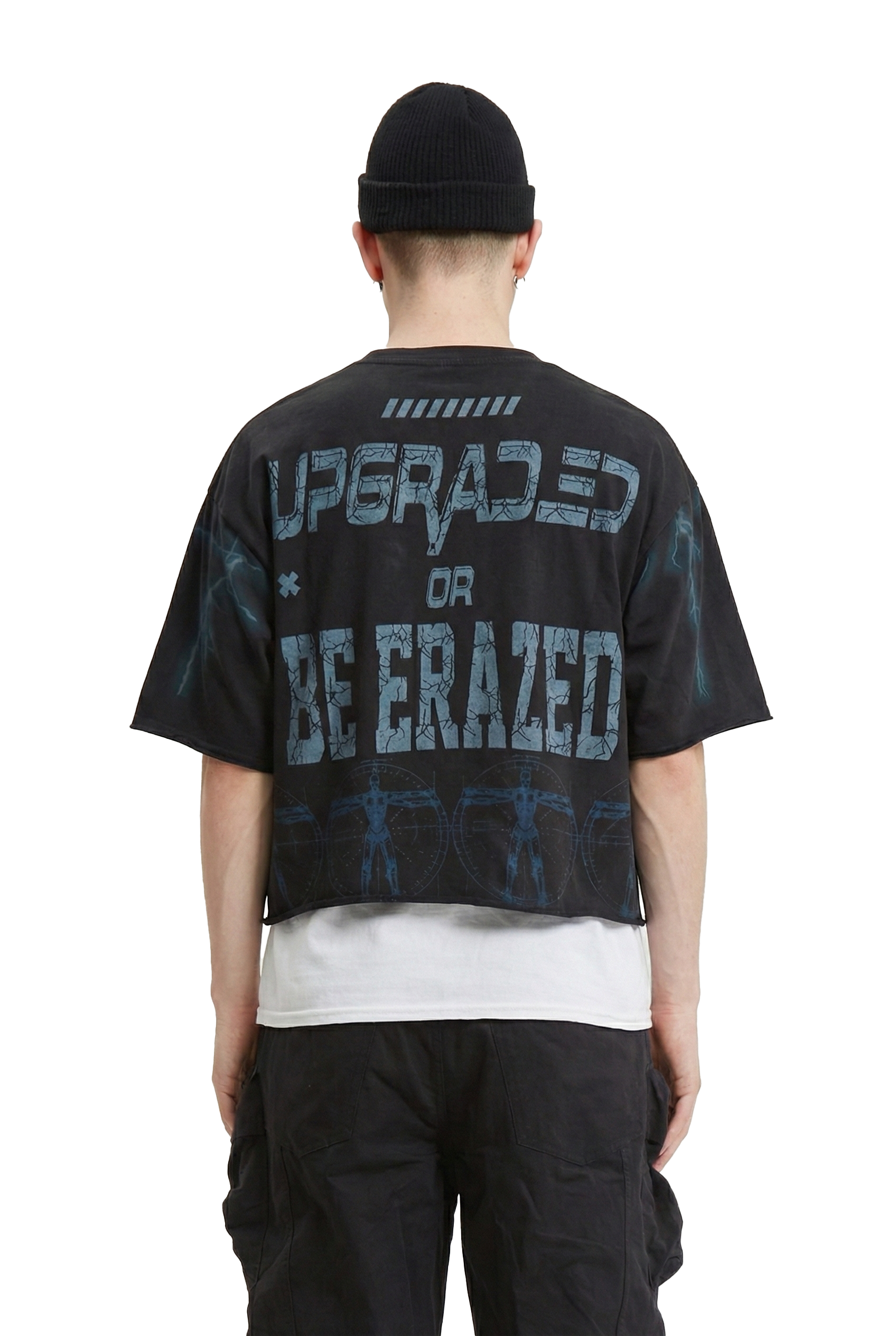 TEEK - DUSTSPIRE S/N Jersey 3/4 Sleeve Crop Top Tee TOPS TEEK LTK