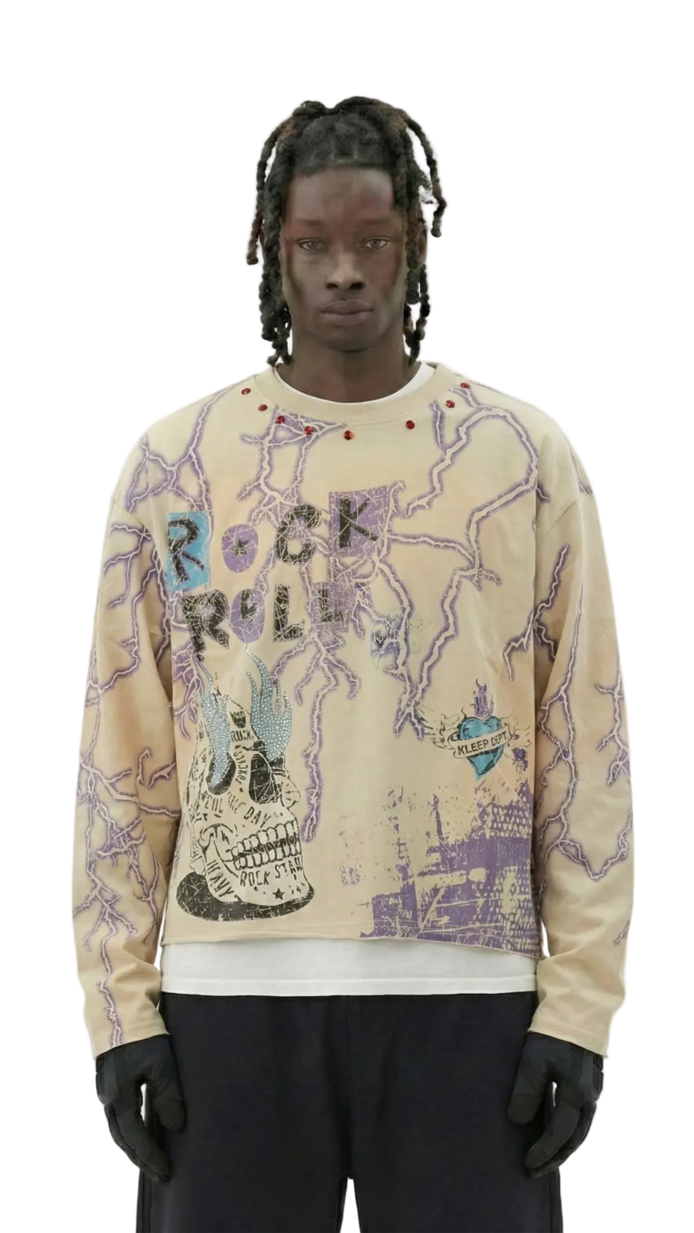 TEEK - STULLER S/N Jersey Long Sleeve Crop Top Tee TOPS TEEK LTK