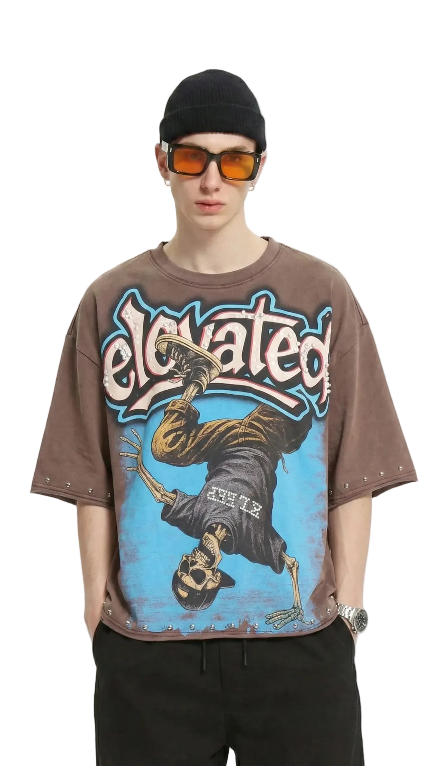 TEEK - CENSIUS S/N Jersey 3/4 Sleeve Crop Top Tee TOPS TEEK LTK S