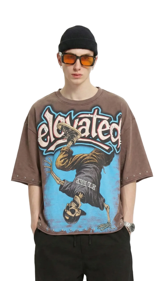 TEEK - CENSIUS S/N Jersey 3/4 Sleeve Crop Top Tee TOPS TEEK LTK S