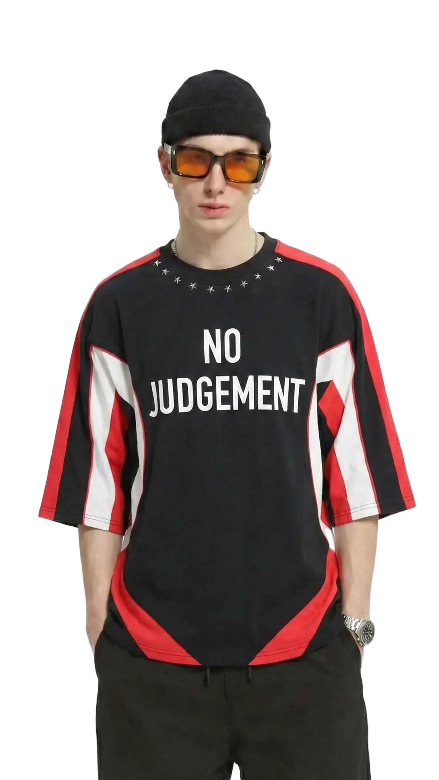 TEEK - LARITA S/N Jersey 3/4 Sleeve Crop Top Tee TOPS TEEK LTK