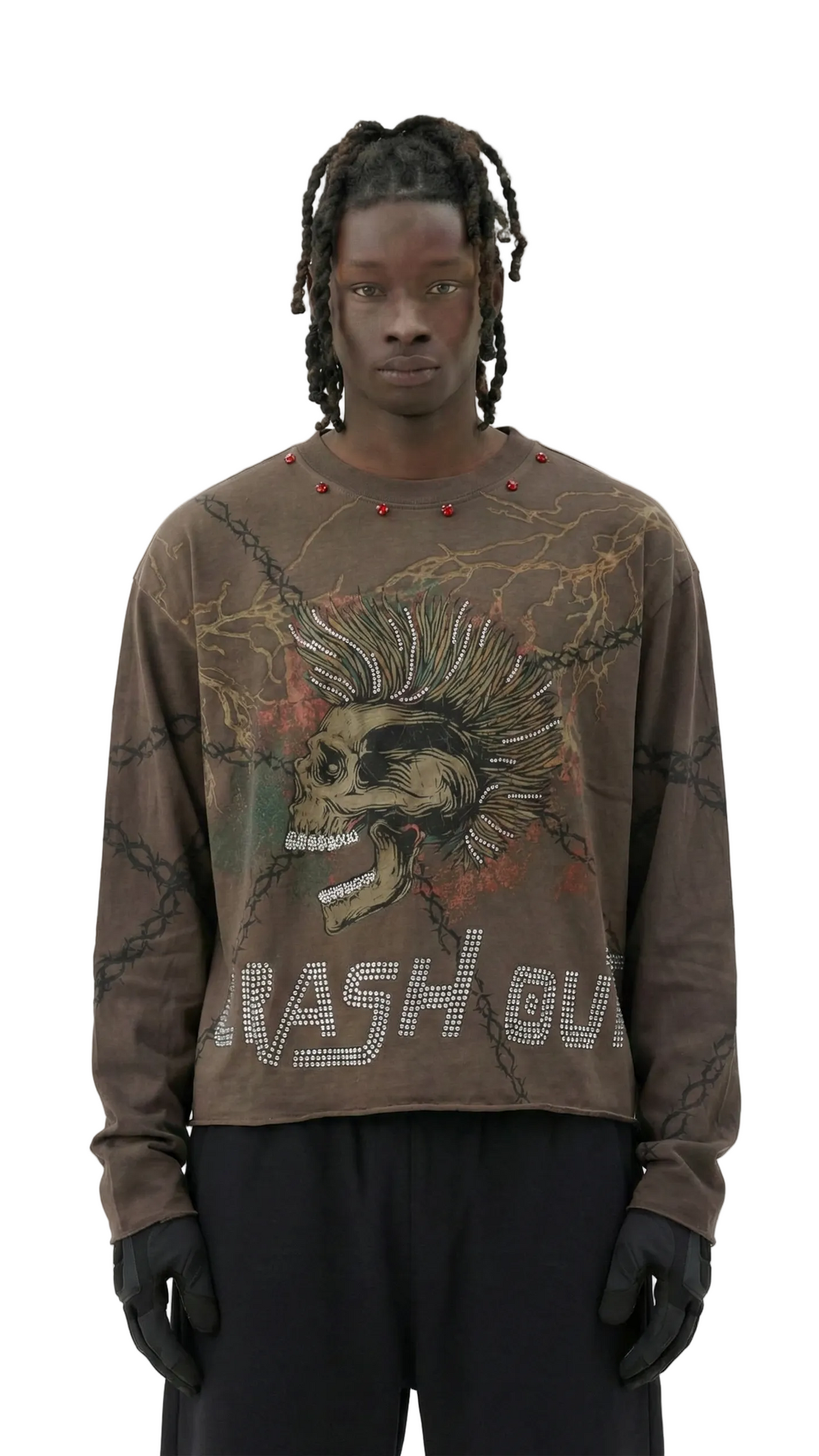 TEEK - HARDY S/N Jersey Long Sleeve Crop Top Tee TOPS TEEK LTK