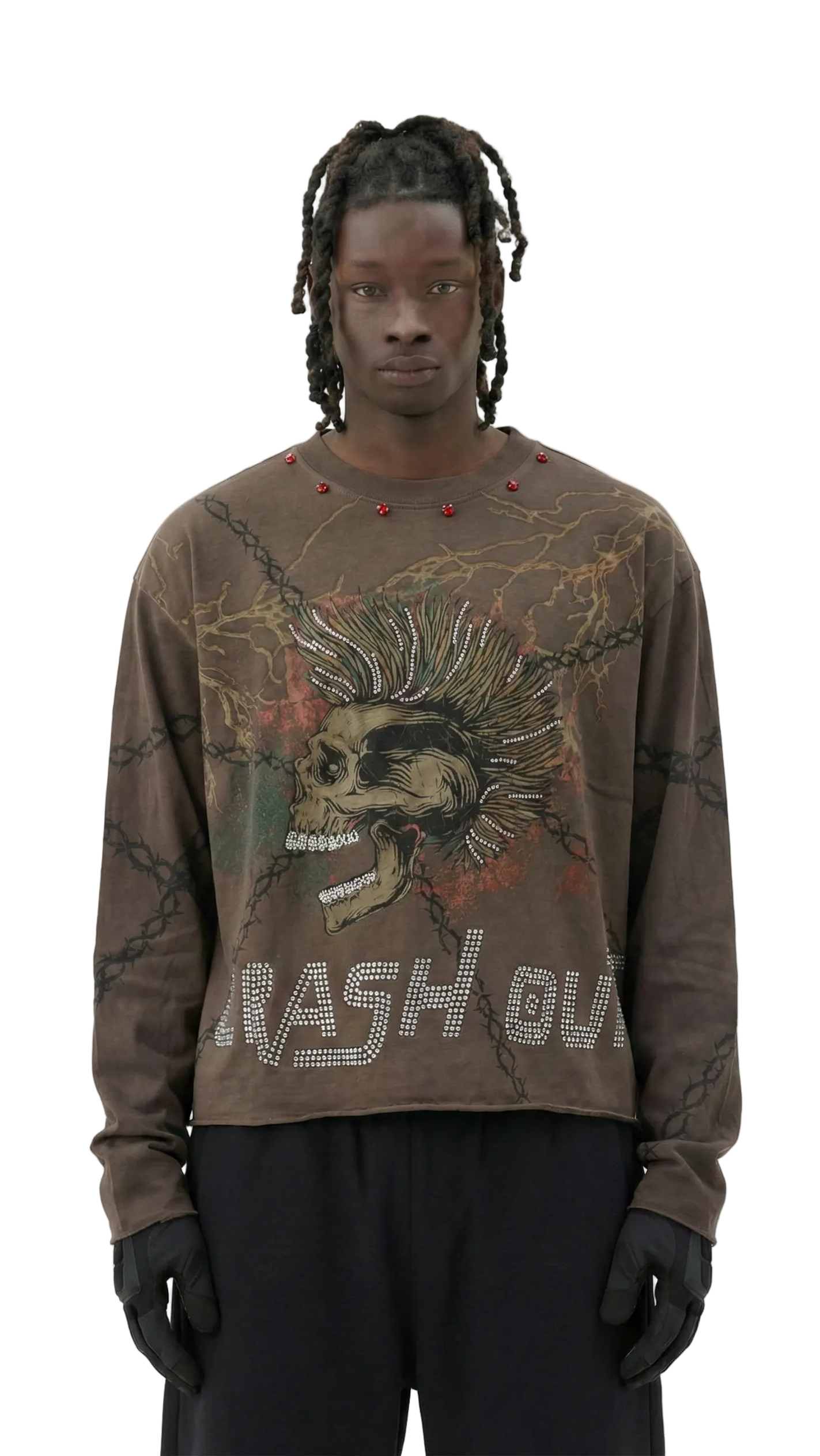 TEEK - HARDY S/N Jersey Long Sleeve Crop Top Tee TOPS TEEK LTK