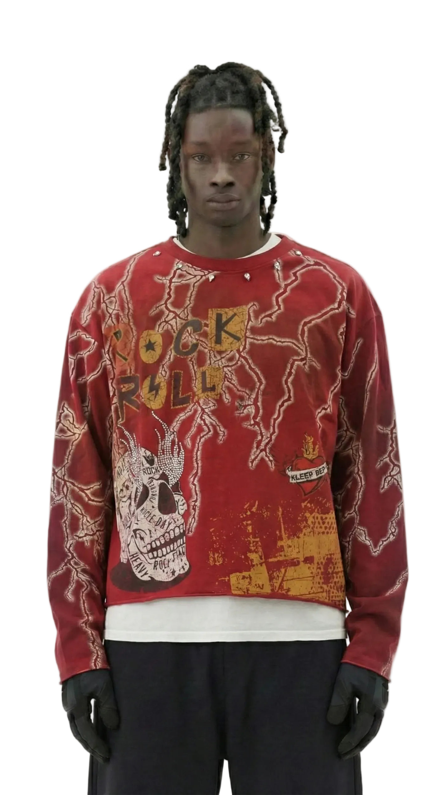 TEEK - AGATE S/N Jersey Long Sleeve Crop Top Tee TOPS TEEK LTK