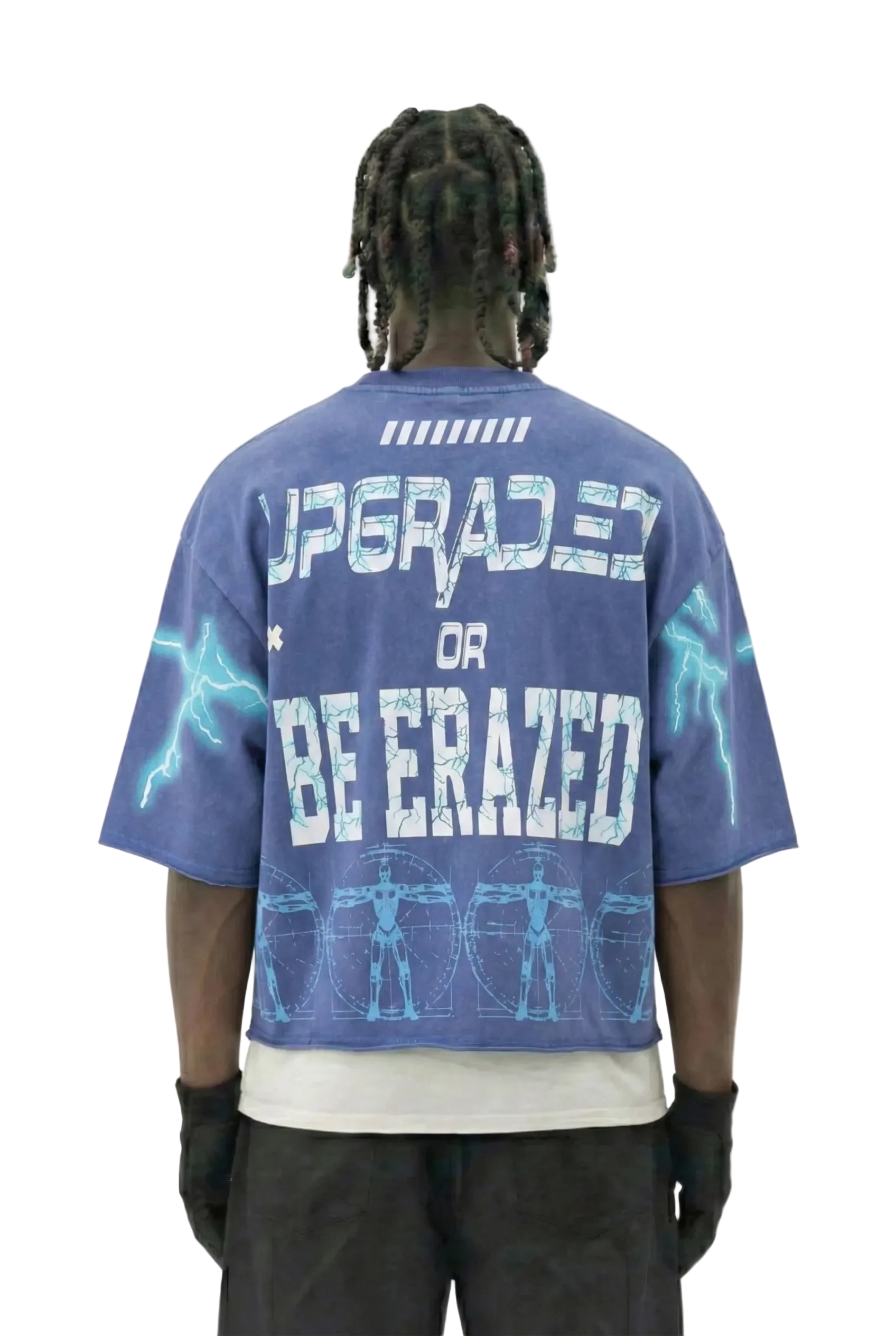 BASALT S/N Jersey 3/4 Sleeve Crop Top Tee Men's Tee Love to Kleep