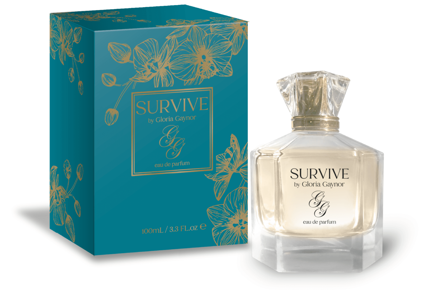 TEEK - Gloria Gaynor SURVIVE Eau De Parfum Flowering Pharmacy 100ml/3.3 fl oz HOME DECOR TEEK BCB 100ml 3.3 fl oz