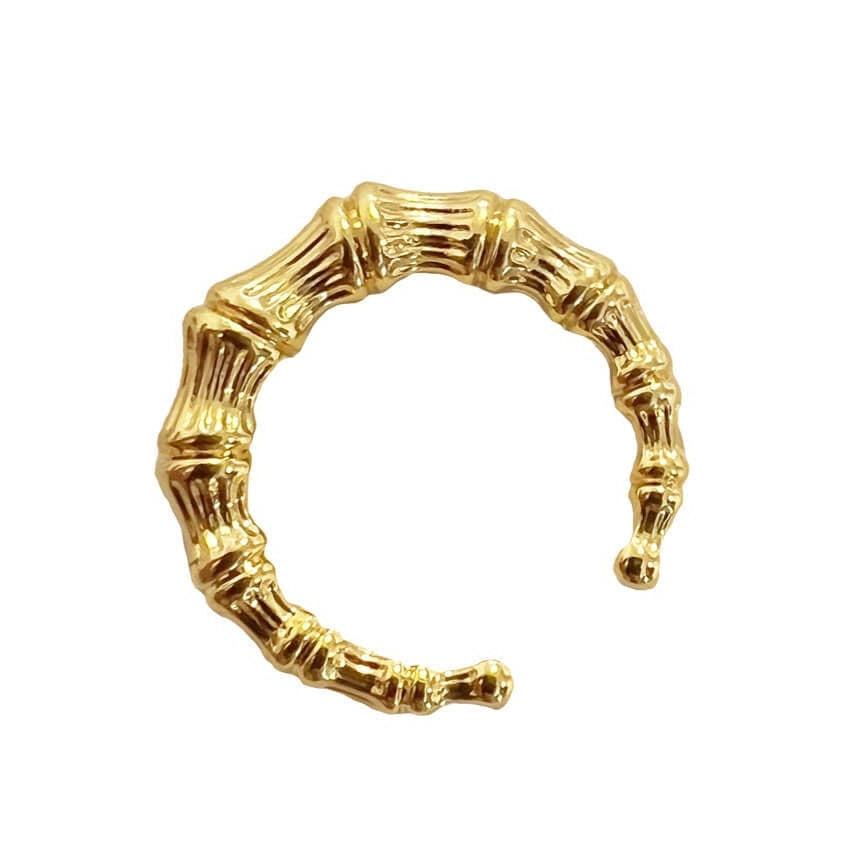 TEEK - Bamboo Cuff Ring JEWELRY TEEK GNH GOLD