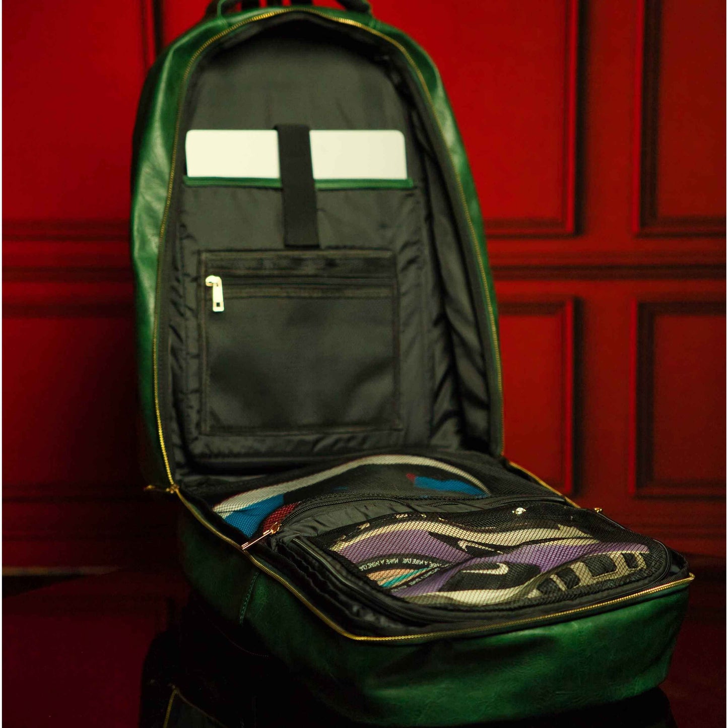 TEEK - Emerald Green Leather Commuter Bag (XL Design) BAG TEEK SP
