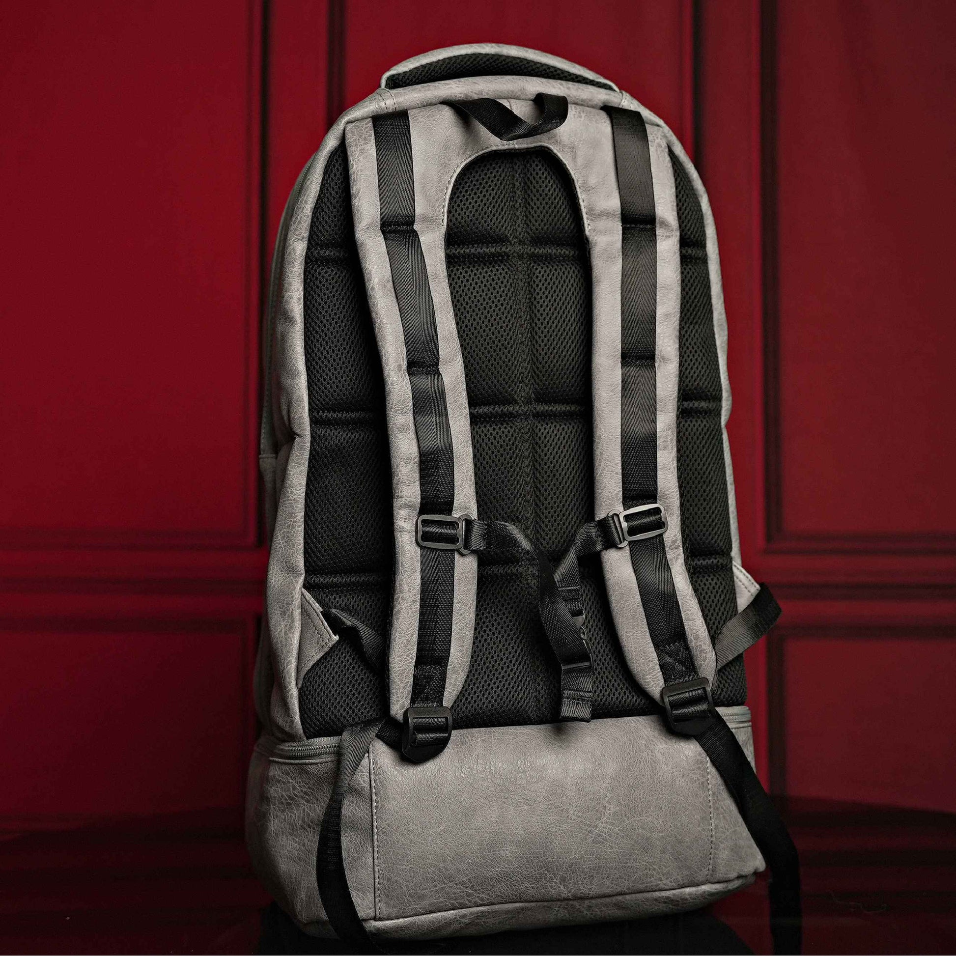 TEEK - Grey Leather Carry-On Patented Backpack (Only 300 Made) BAG TEEK SP