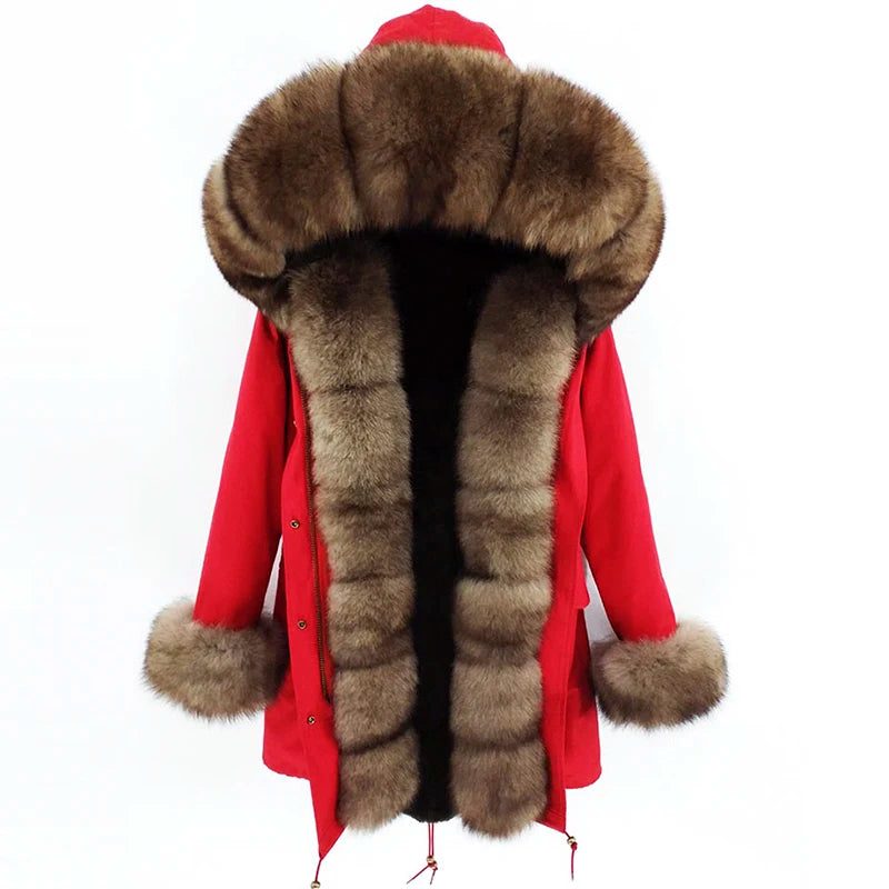 TEEK - Fluff It Coat COAT theteekdotcom red mink US XS+ | Asian L 