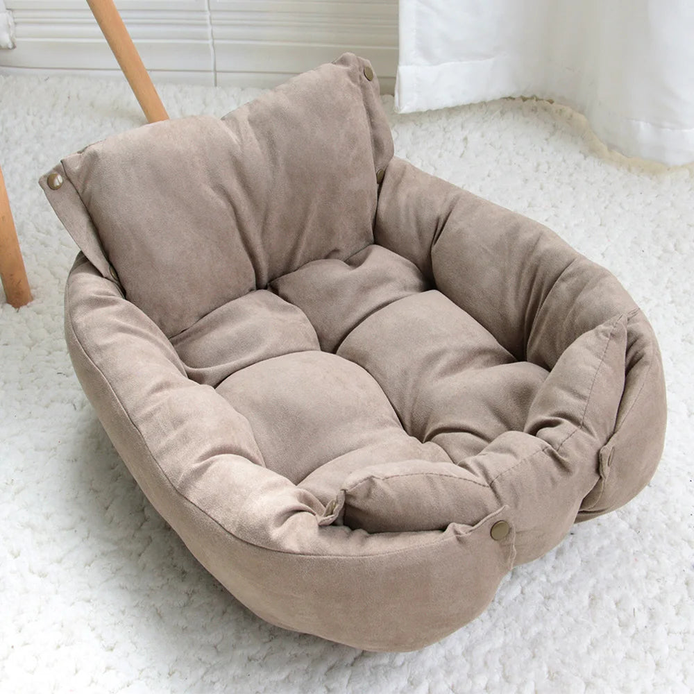 TEEK - Multifunction 3 IN 1 Dogs Sofa Bed PET SUPPLIES theteekdotcom Brown S 