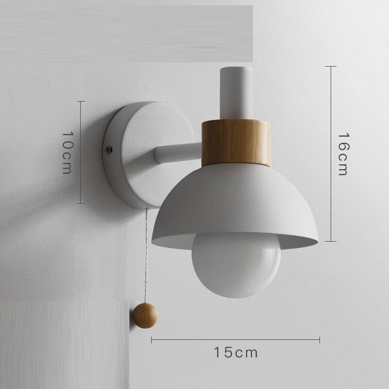 TEEK - Pull Macaroons Wall Lamp HOME DECOR theteekdotcom J-B0030-white  