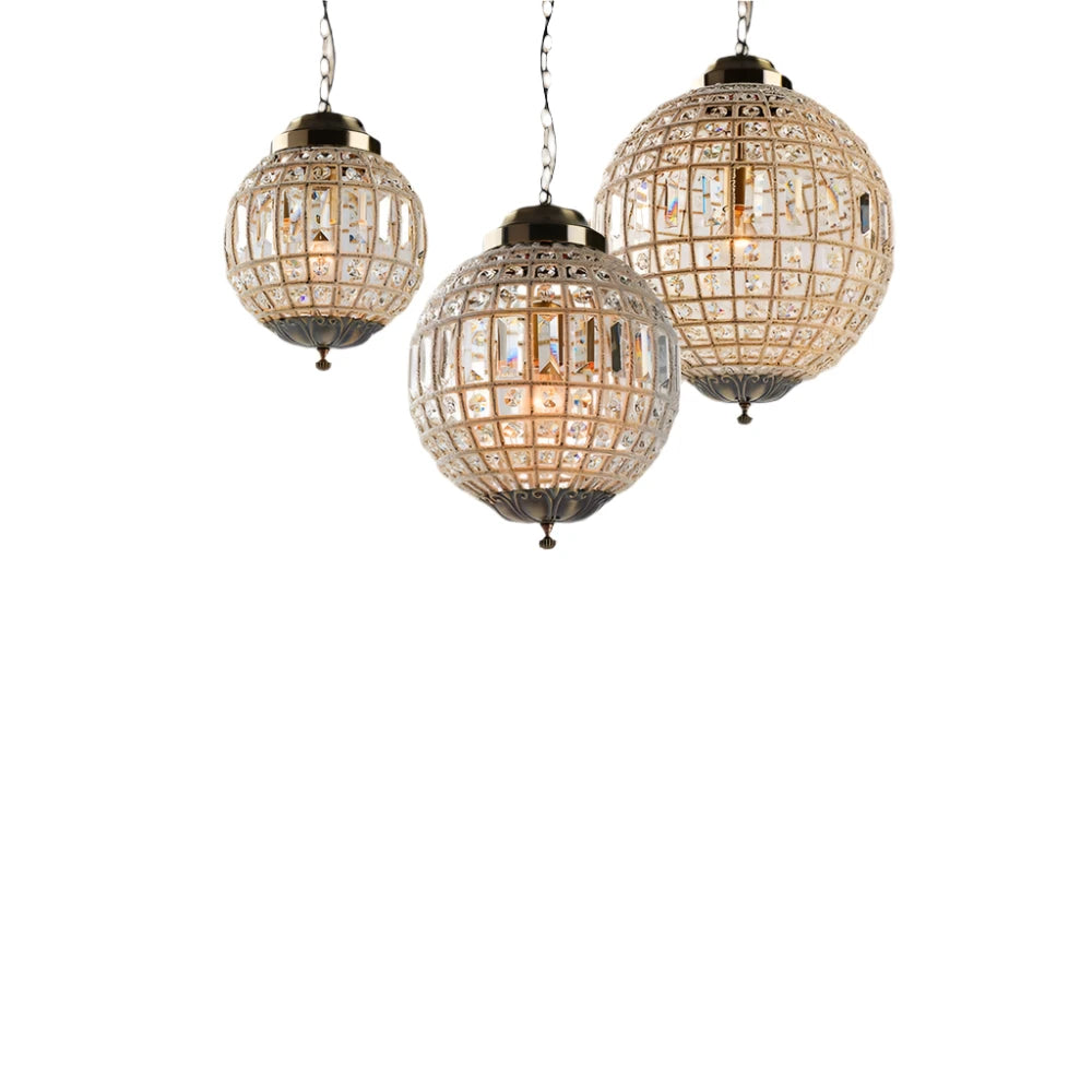 TEEK - Retro Vintage Royal Empire Ball Big Led Crystal Chandelier HOME DECOR theteekdotcom